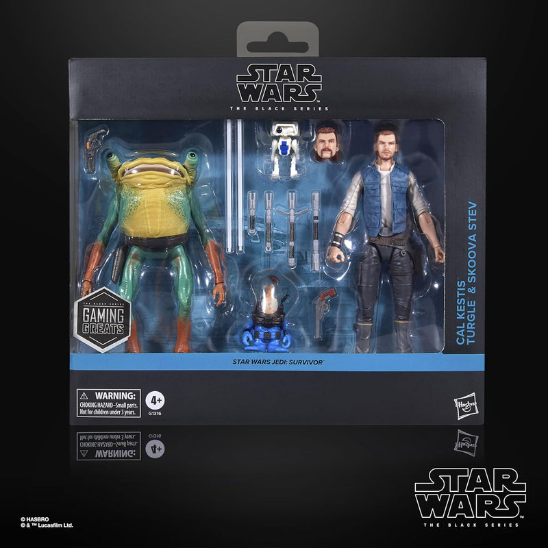 Star Wars Black Series (Jedi Survivor) Cal Kestis, Turgle & Skoova Stev