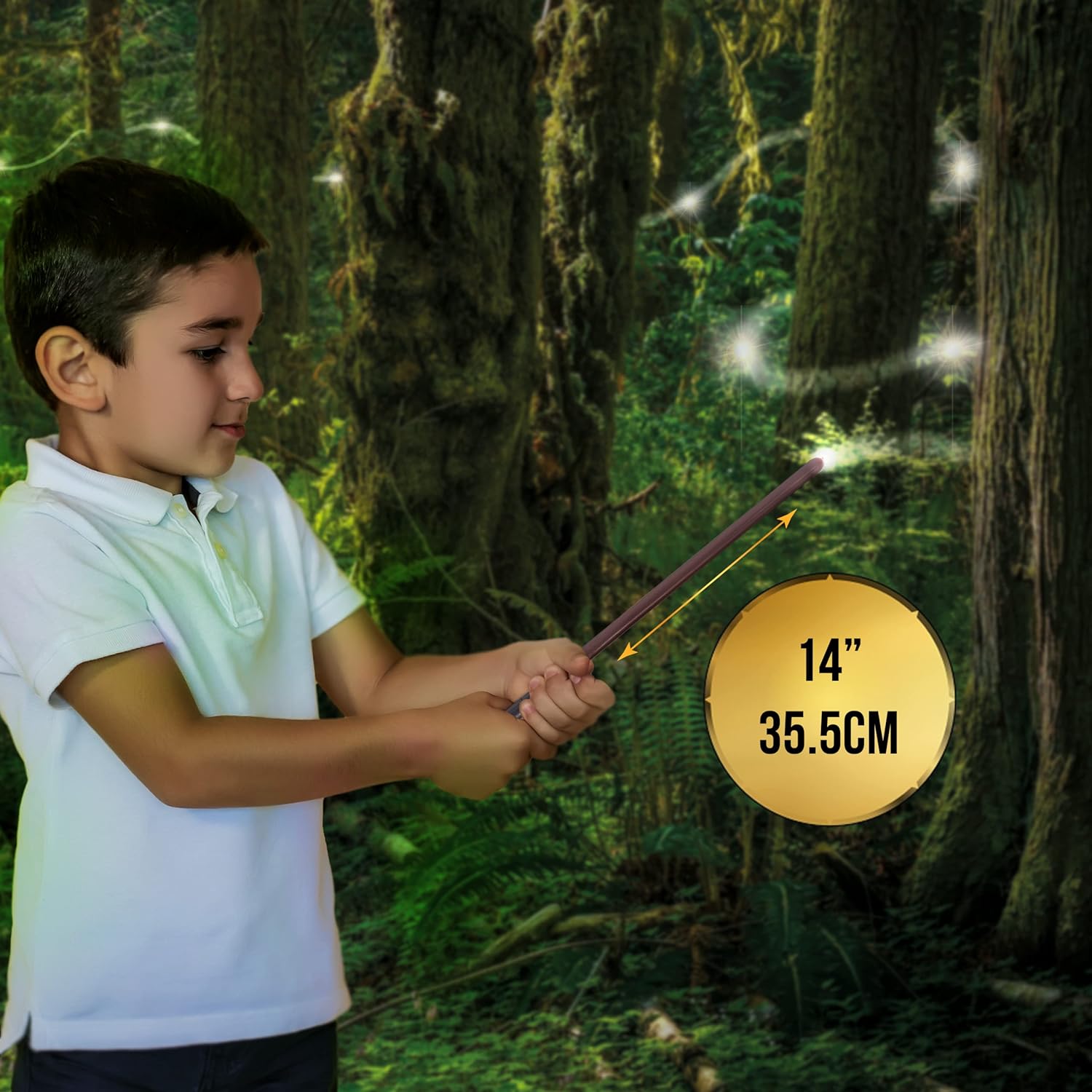 Harry Potter Lumos 14" Light Up Wand - Draco Malfoy