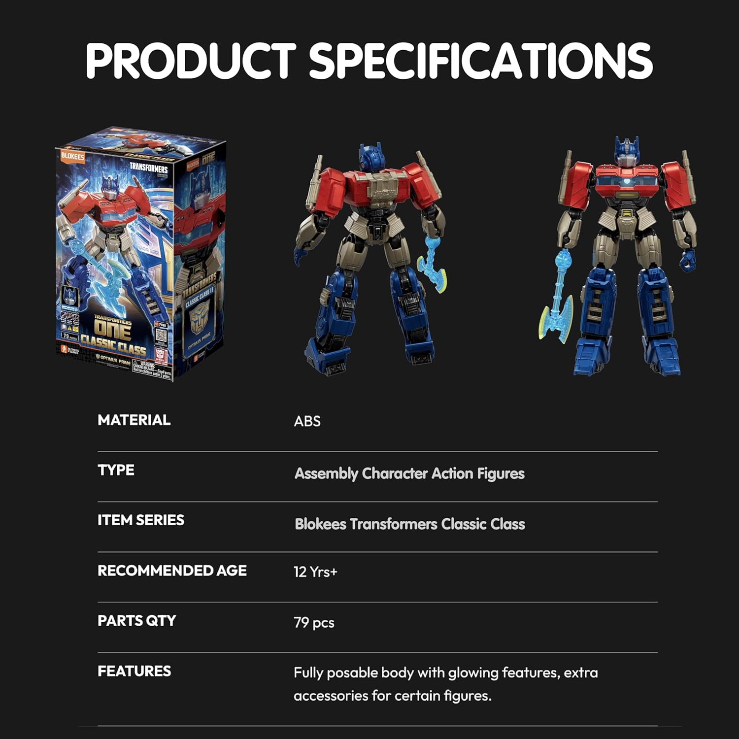 Transformers Blokees TFOne Classic Class 13cm Optimus Prime
