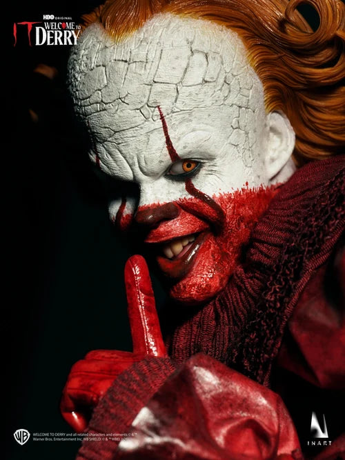 PRE ORDER InArt IT: Welcome To Derry Pennywise (Bloody Version) 1/6 Collectible Figure