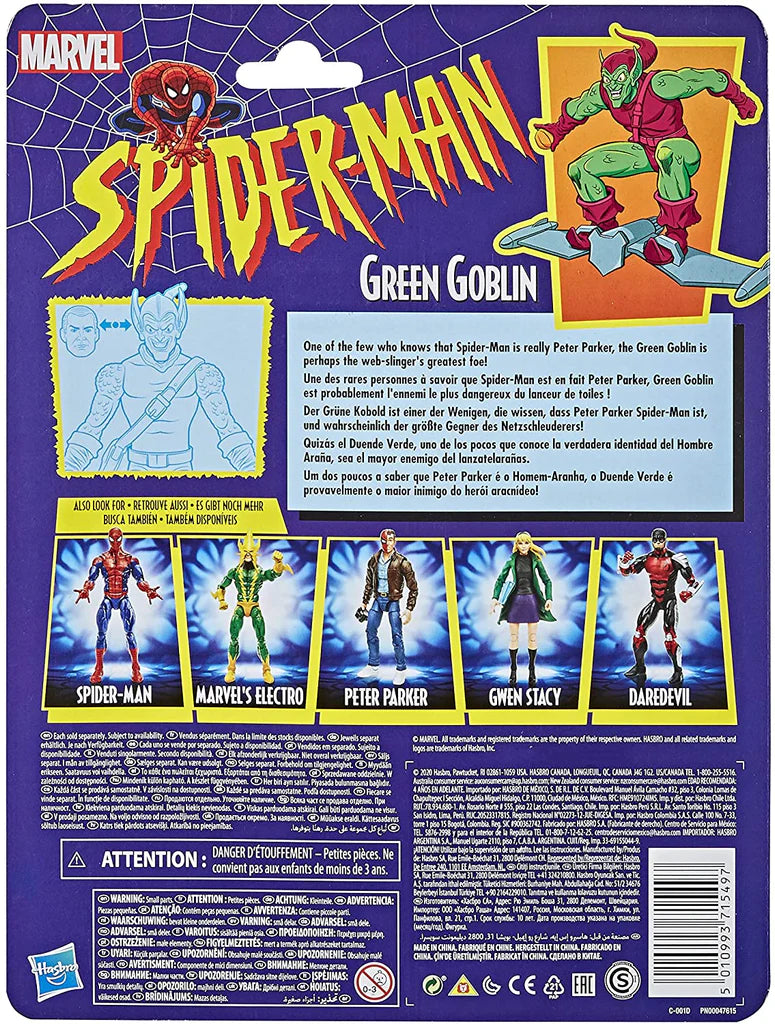 Marvel Legends Spider-Man Retro Green Goblin
