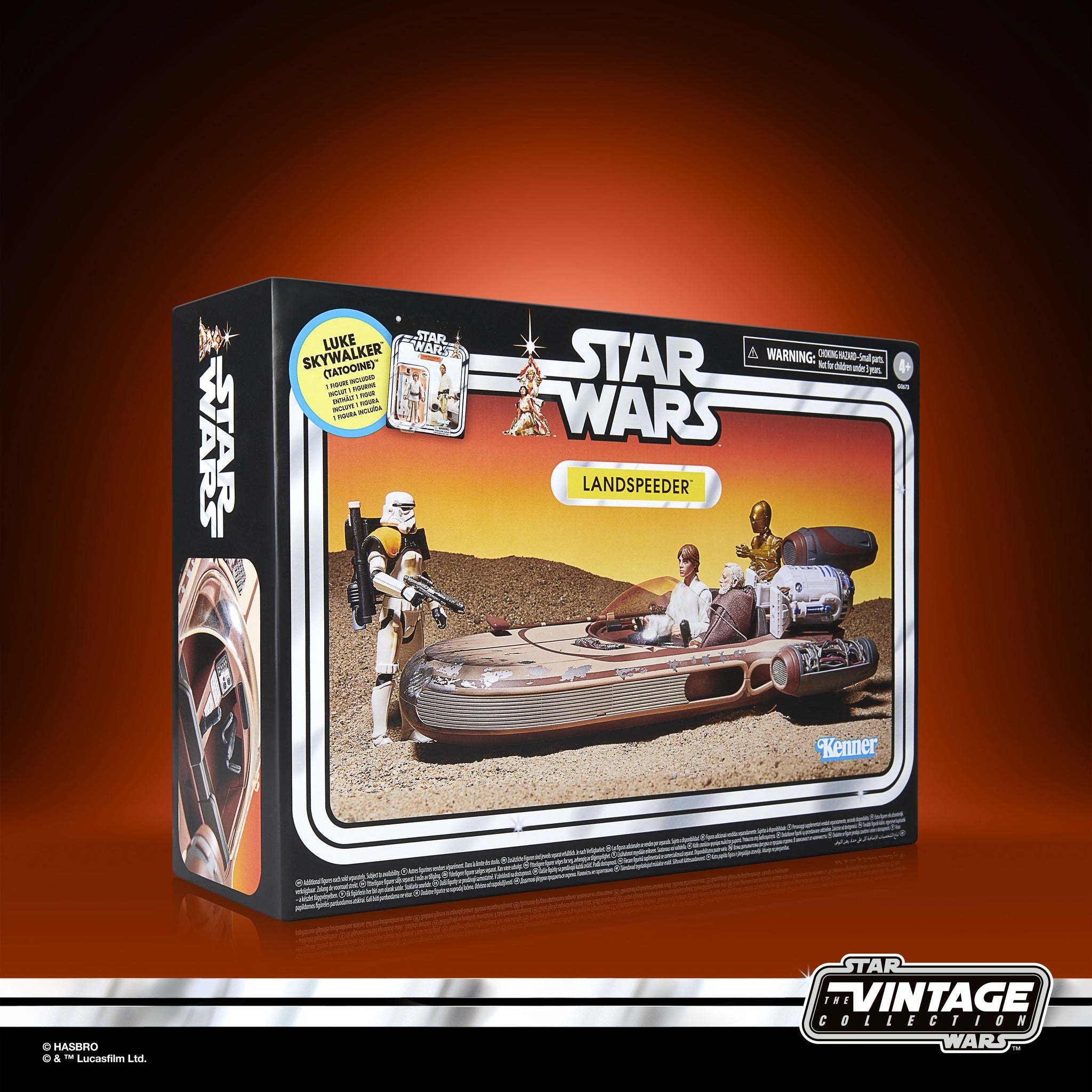 Star Wars Vintage Collection (New Hope) Landspeeder with Luke Skywalker (Tatooine)