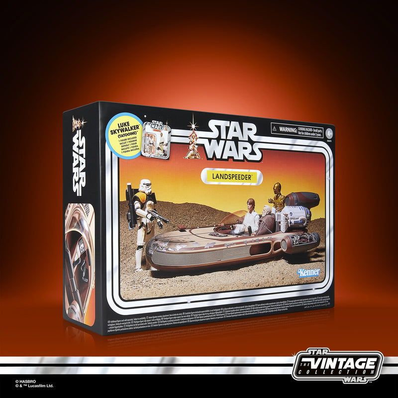 Star Wars Vintage Collection (New Hope) Landspeeder with Luke Skywalker (Tatooine)