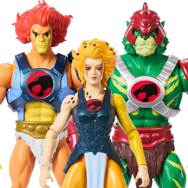 Masters of the Universe X Thundercats Wave 1 Set of 3 - Lion-O, Cheetara & Battle Cat-Man