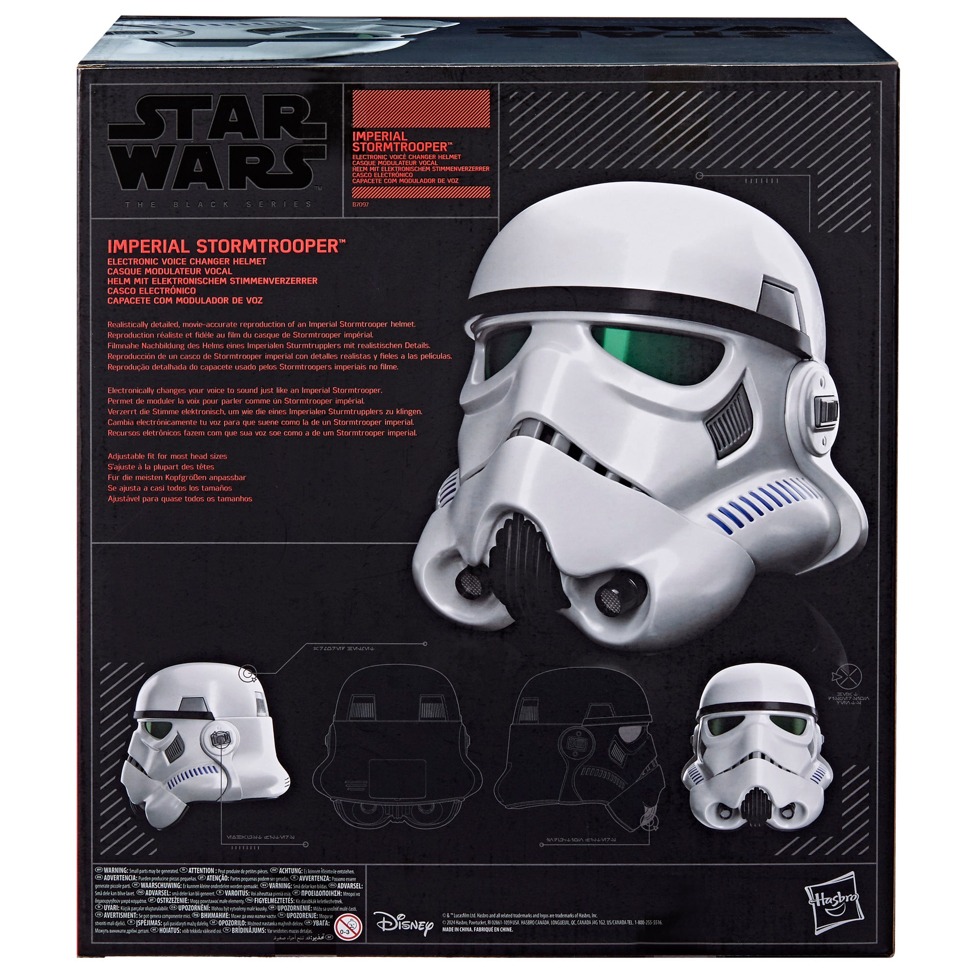 Star Wars Black Series Imperial Stormtrooper Electronic Voice Changer Helmet