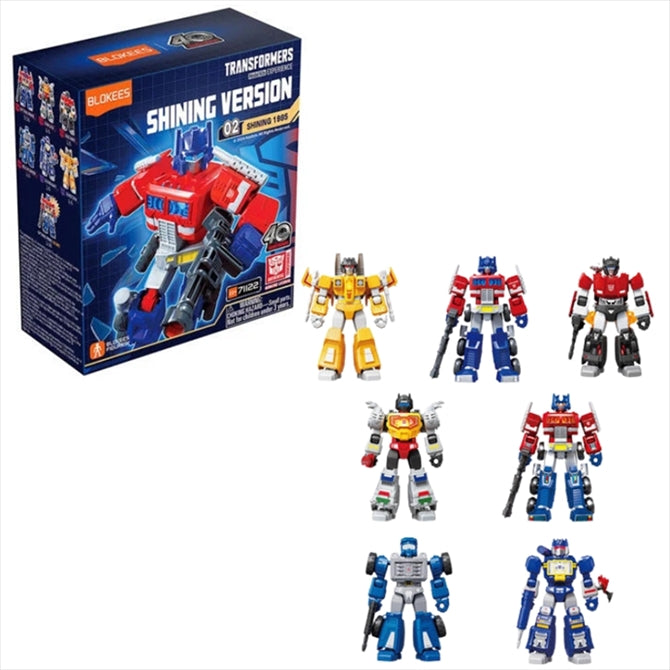 Transformers Blokees Shining Version 02 (Shining 1985) BOX OF 6 FIGURES