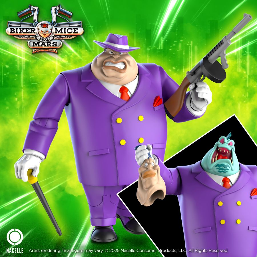 Biker Mice From Mars 7" Figure Wave 2 Limburger