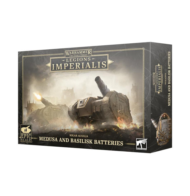 Warhammer The Horus Heresy Legions Imperialis Legionares Medusa and Basilisk Batteries