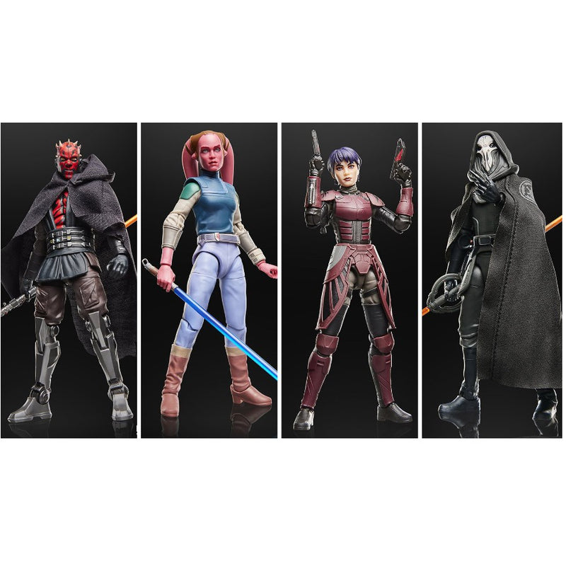 PRE-ORDER Star Wars Black Series (Maul Shadow Lord) Set of 4