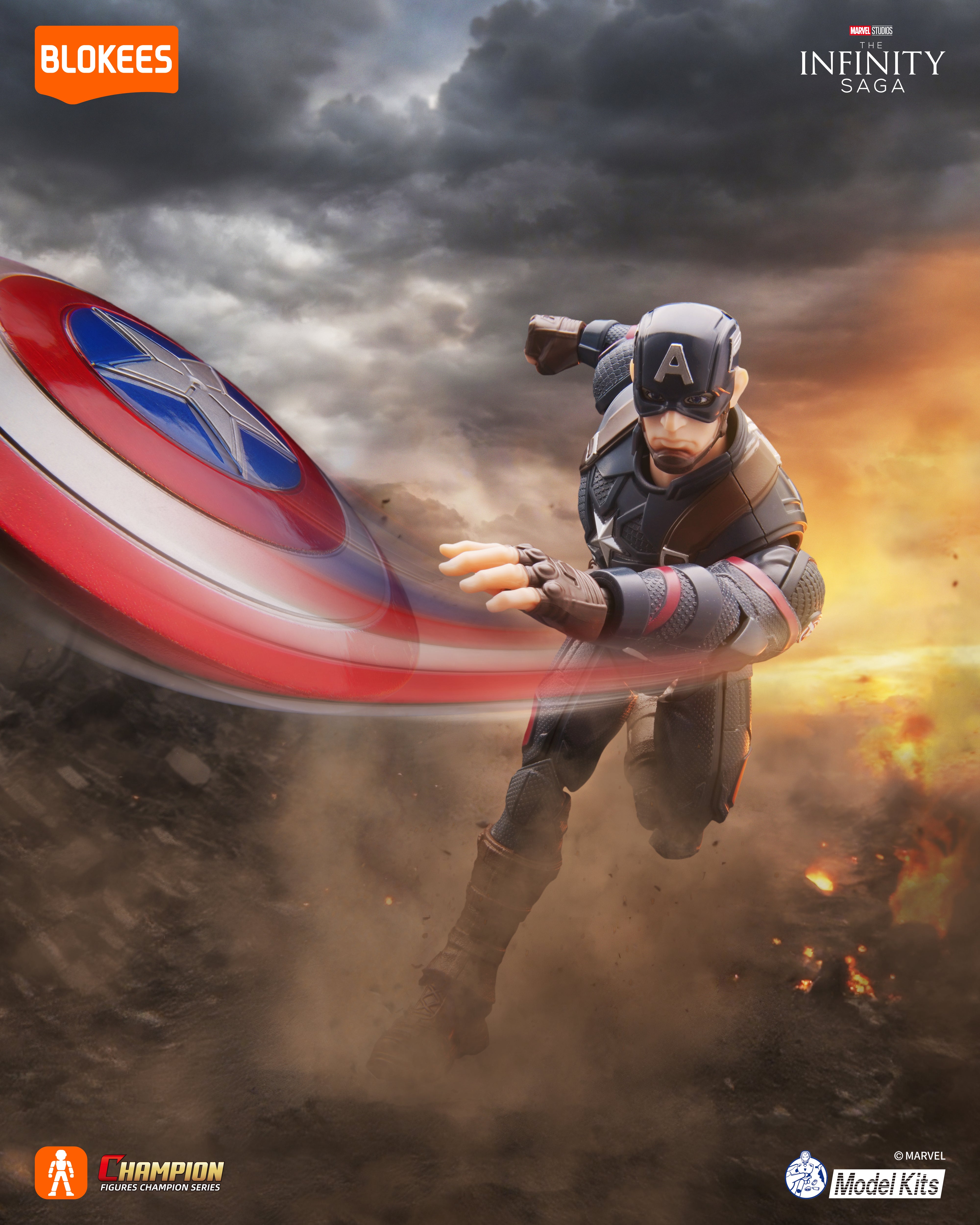 Marvel Infinity Saga Captain America Champion Class CC03 Model Kit