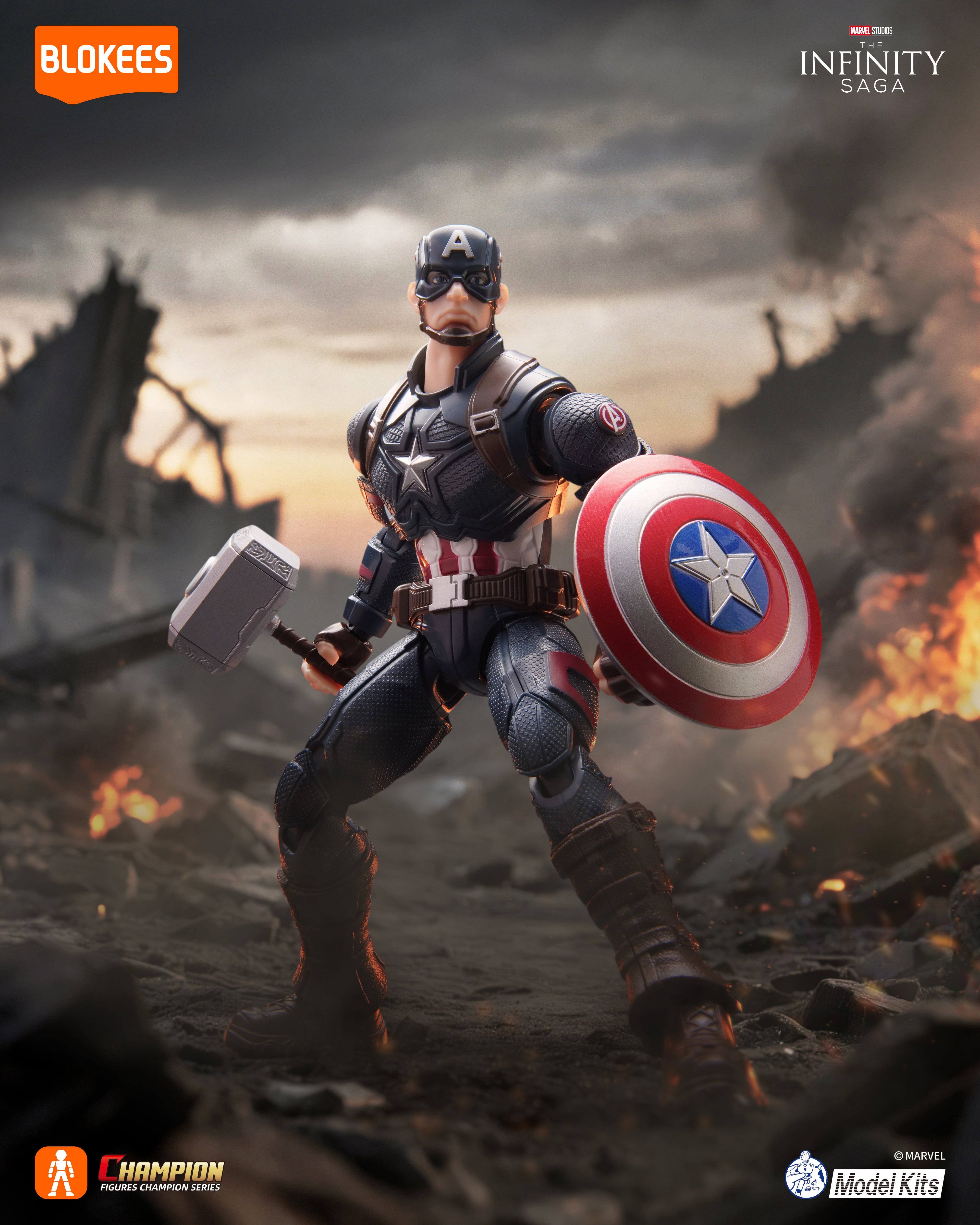 Marvel Infinity Saga Captain America Champion Class CC03 Model Kit