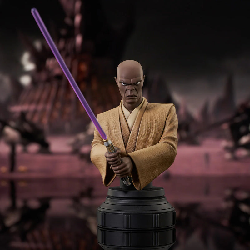 Star Wars Gentle Giant Mace Windu (Clone Wars) Bust