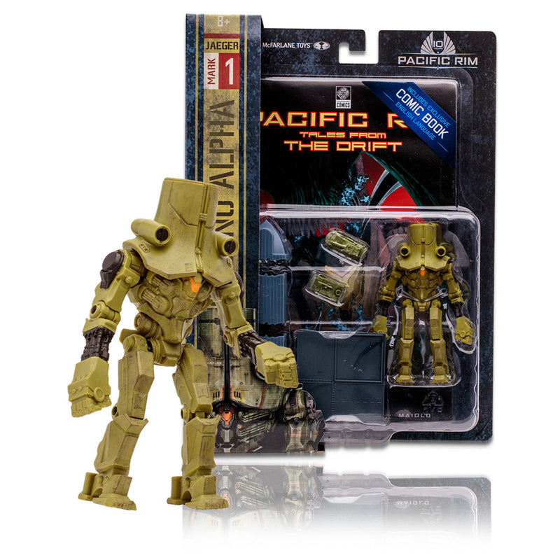 Pacific Rim 4" Jaegar Mark 1 Cherno Alpha & Comic