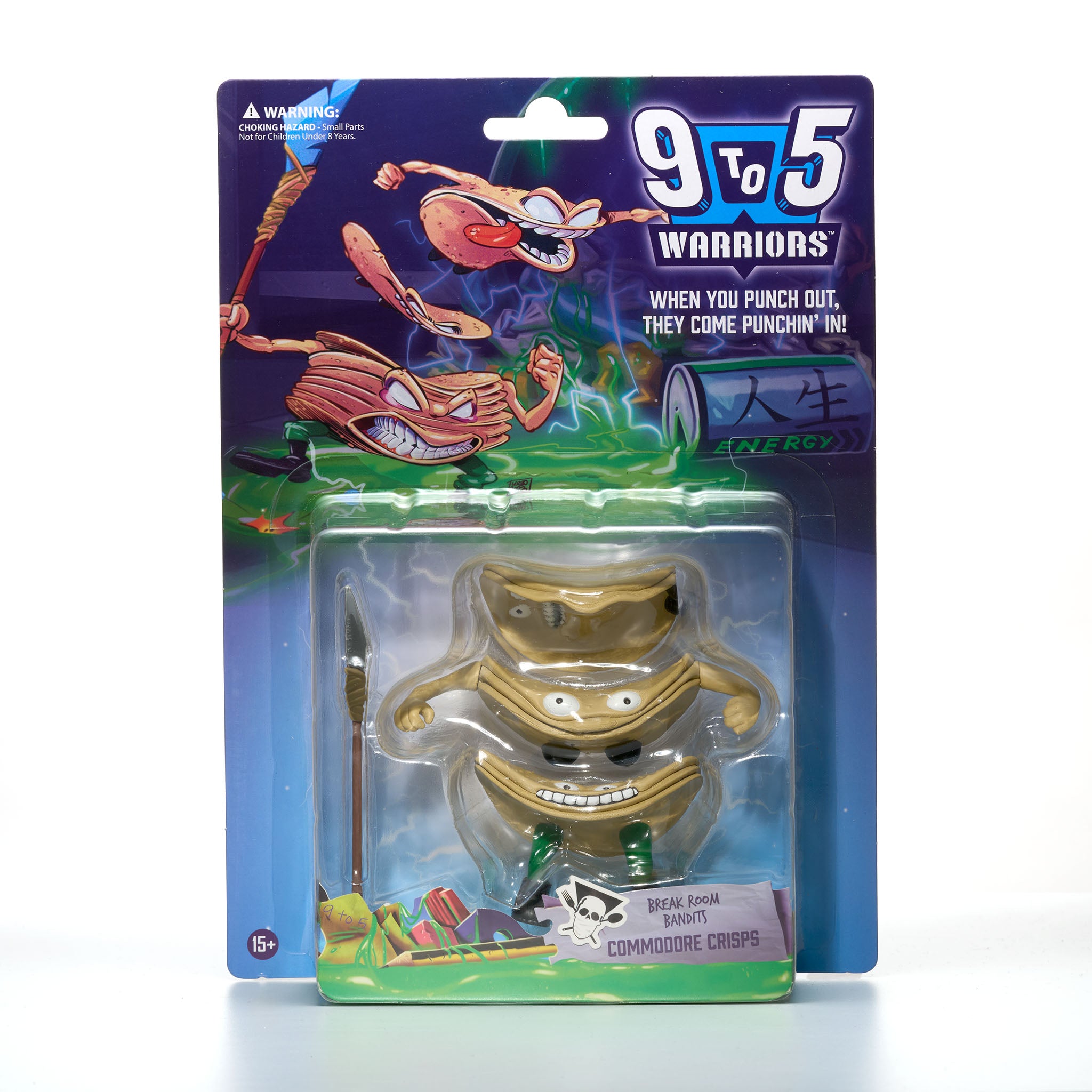 9 to 5 Warriors Commodore Crisps