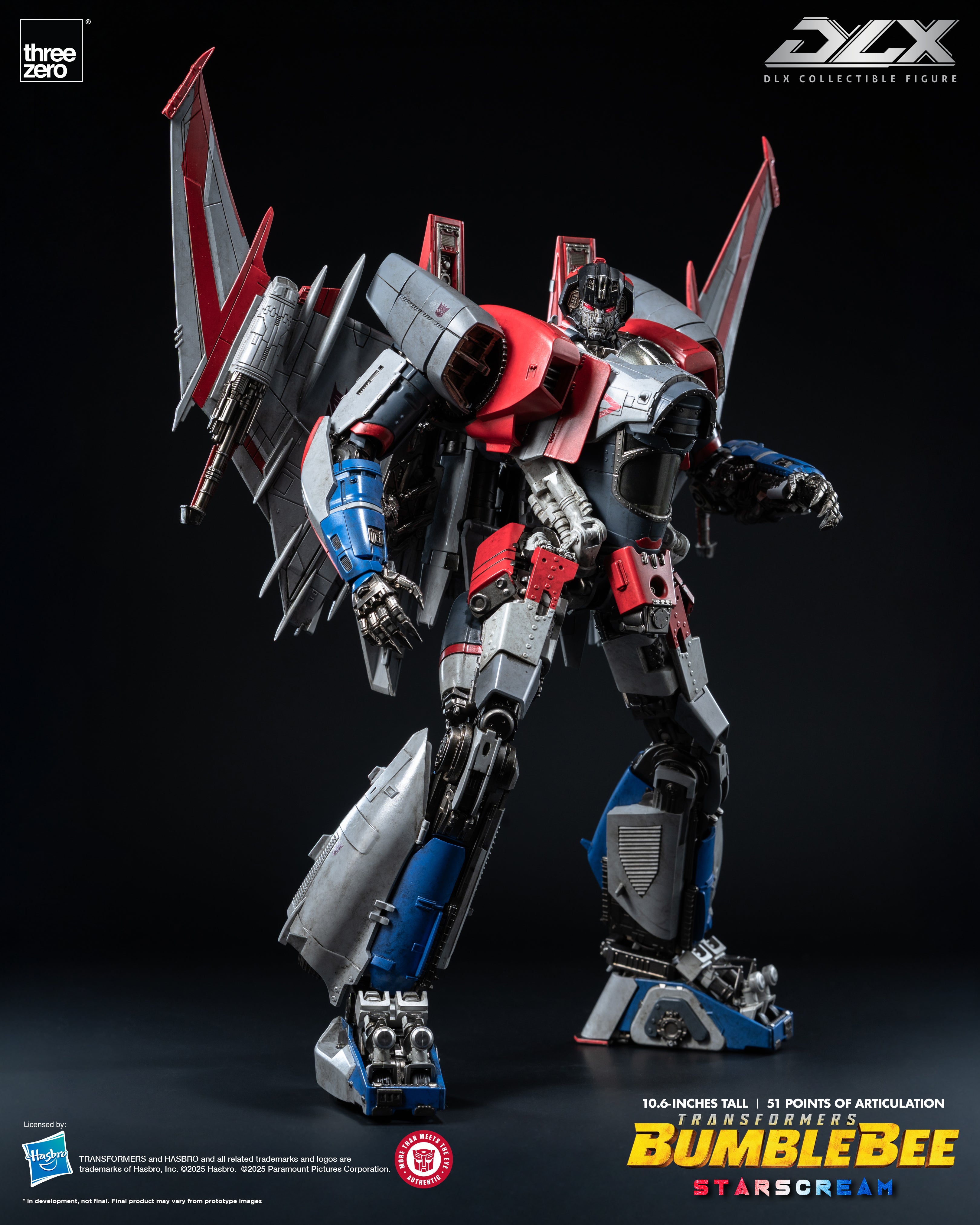 PRE-ORDER THREEZERO Transformers DLX (Bumblebee Movie) Starscream