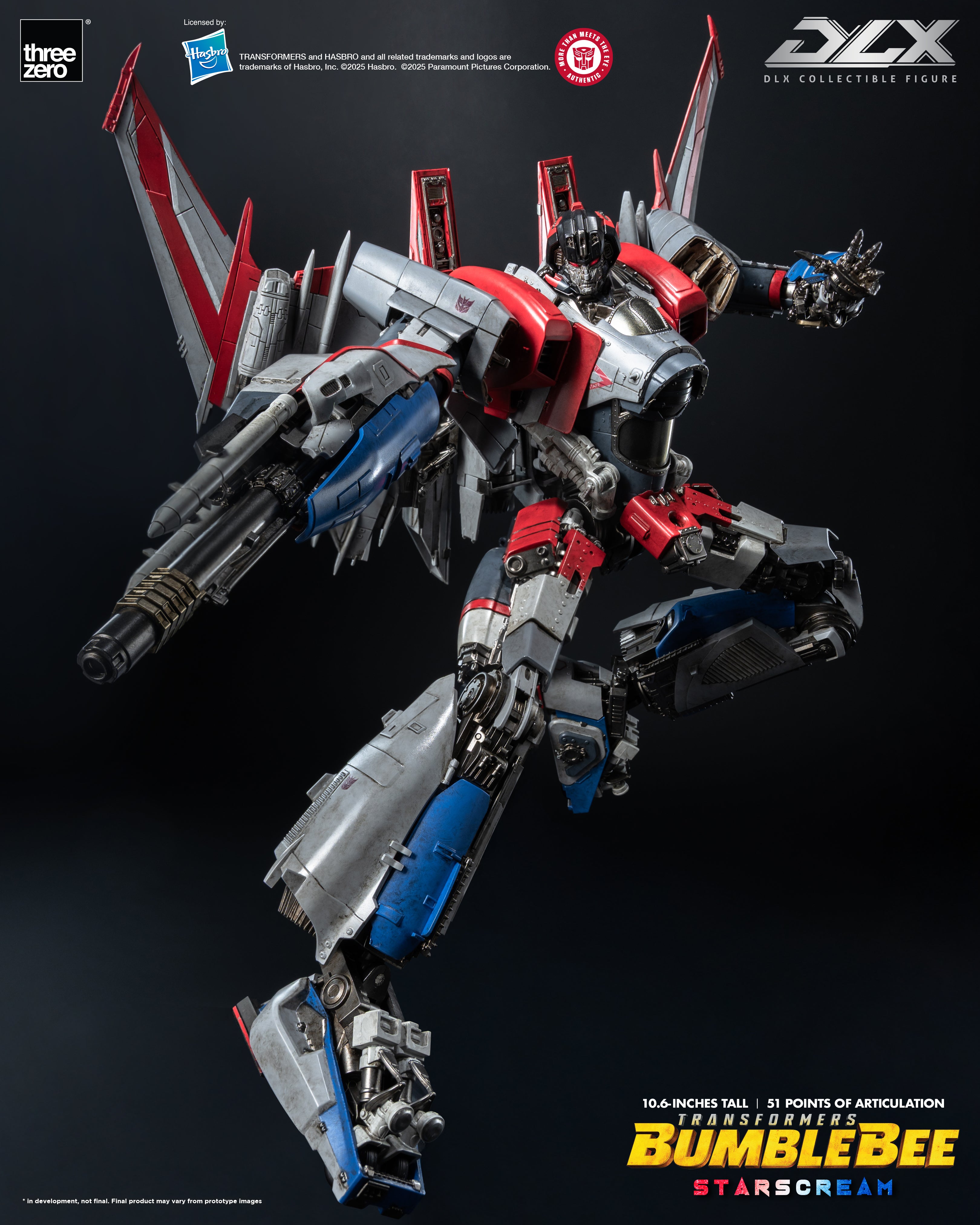 PRE-ORDER THREEZERO Transformers DLX (Bumblebee Movie) Starscream