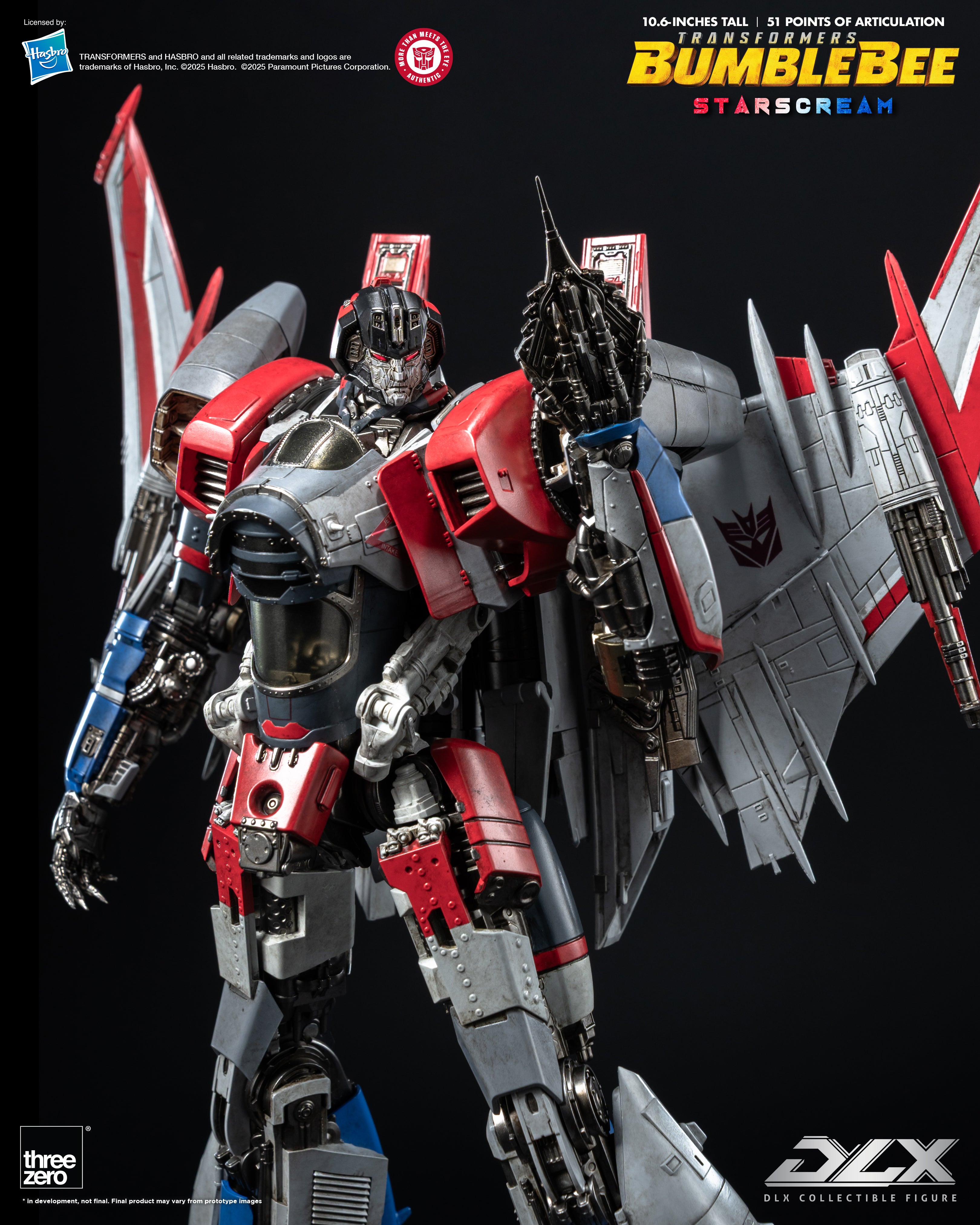 PRE-ORDER THREEZERO Transformers DLX (Bumblebee Movie) Starscream