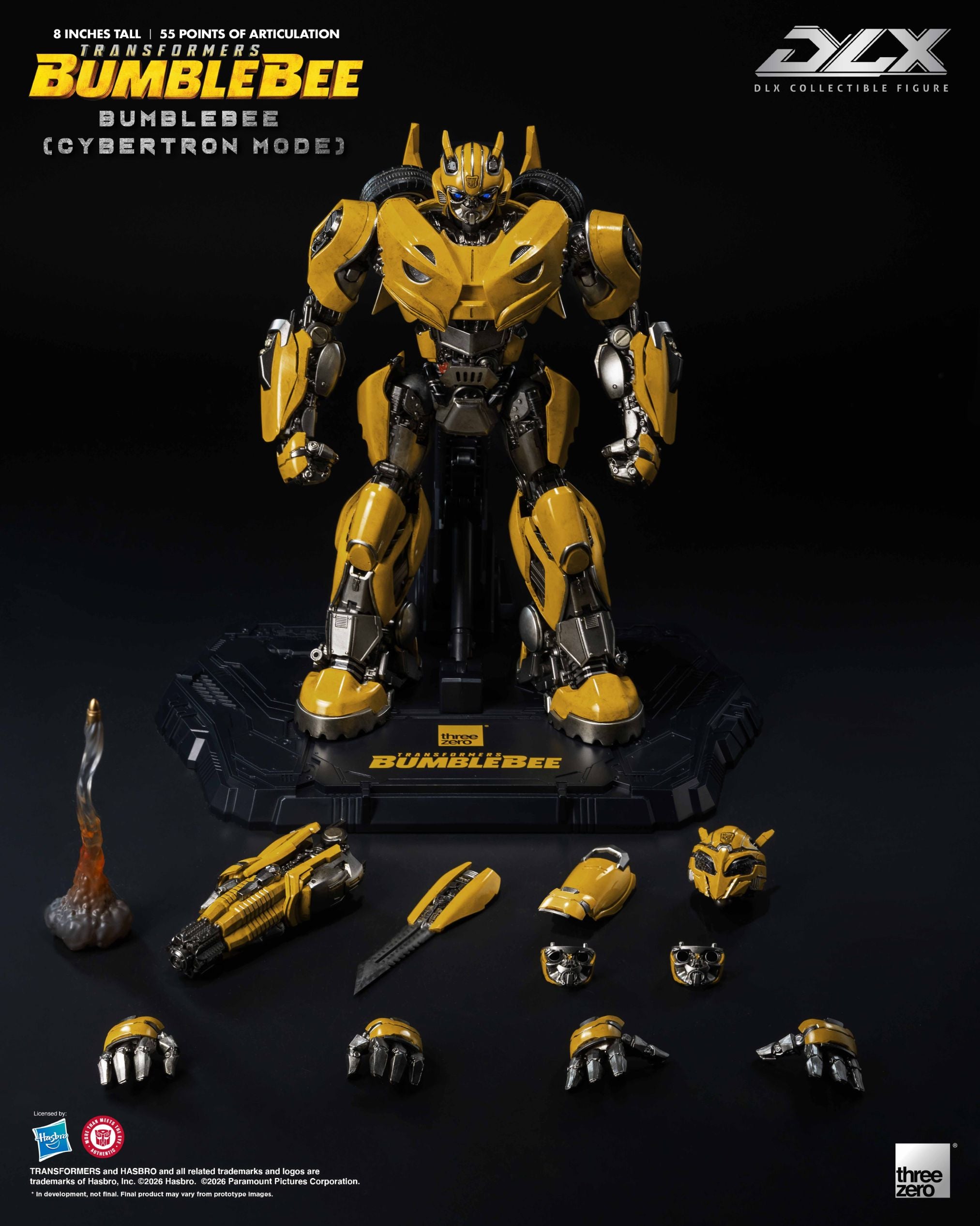 PRE-ORDER THREEZERO Transformers DLX (Bumblebee Movie) Bumblebee (Cybertron Mode)