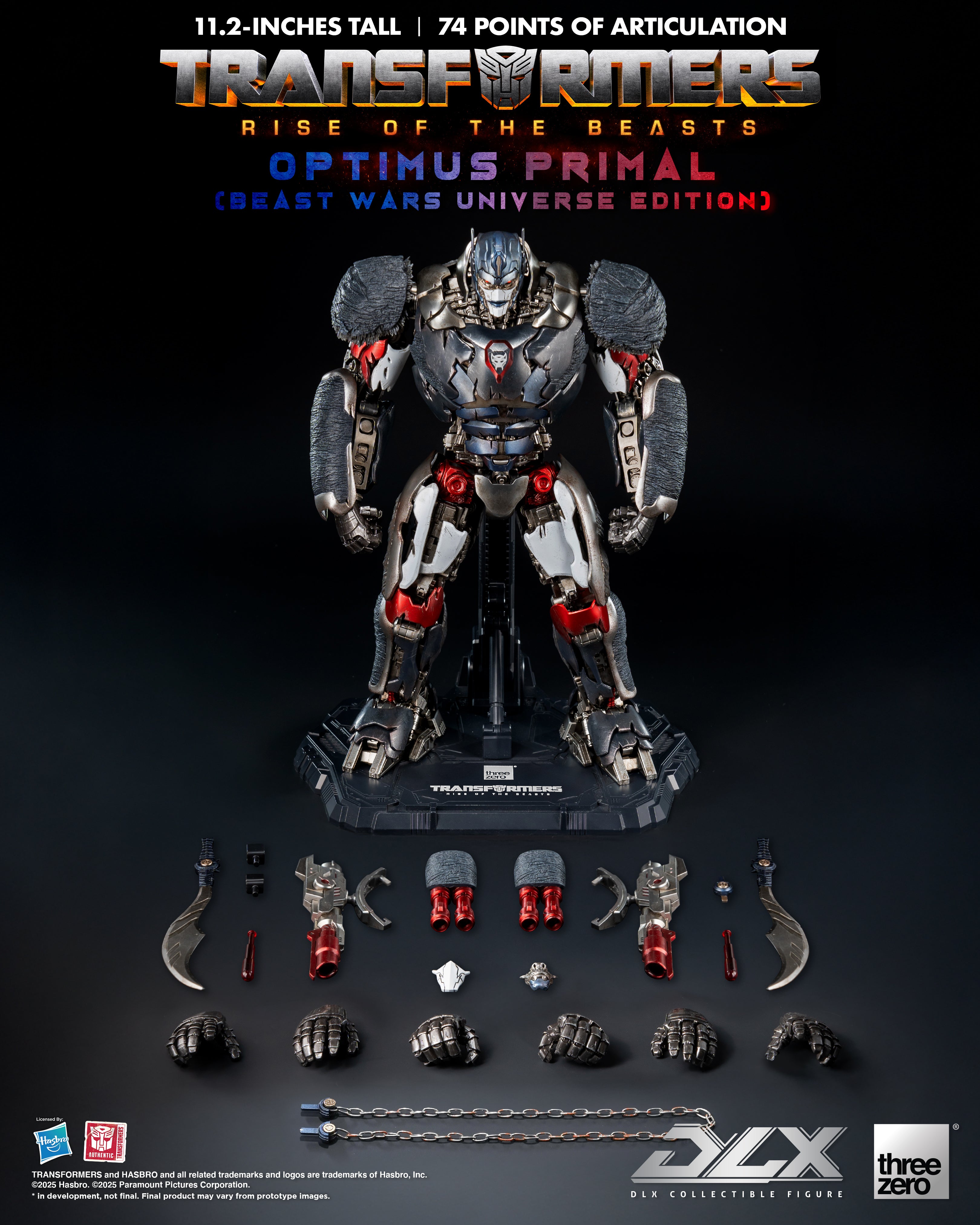 PRE-ORDER THREEZERO Transformers DLX (Rise Of The Beasts) Optimus Primal (Beast Wars Universe)