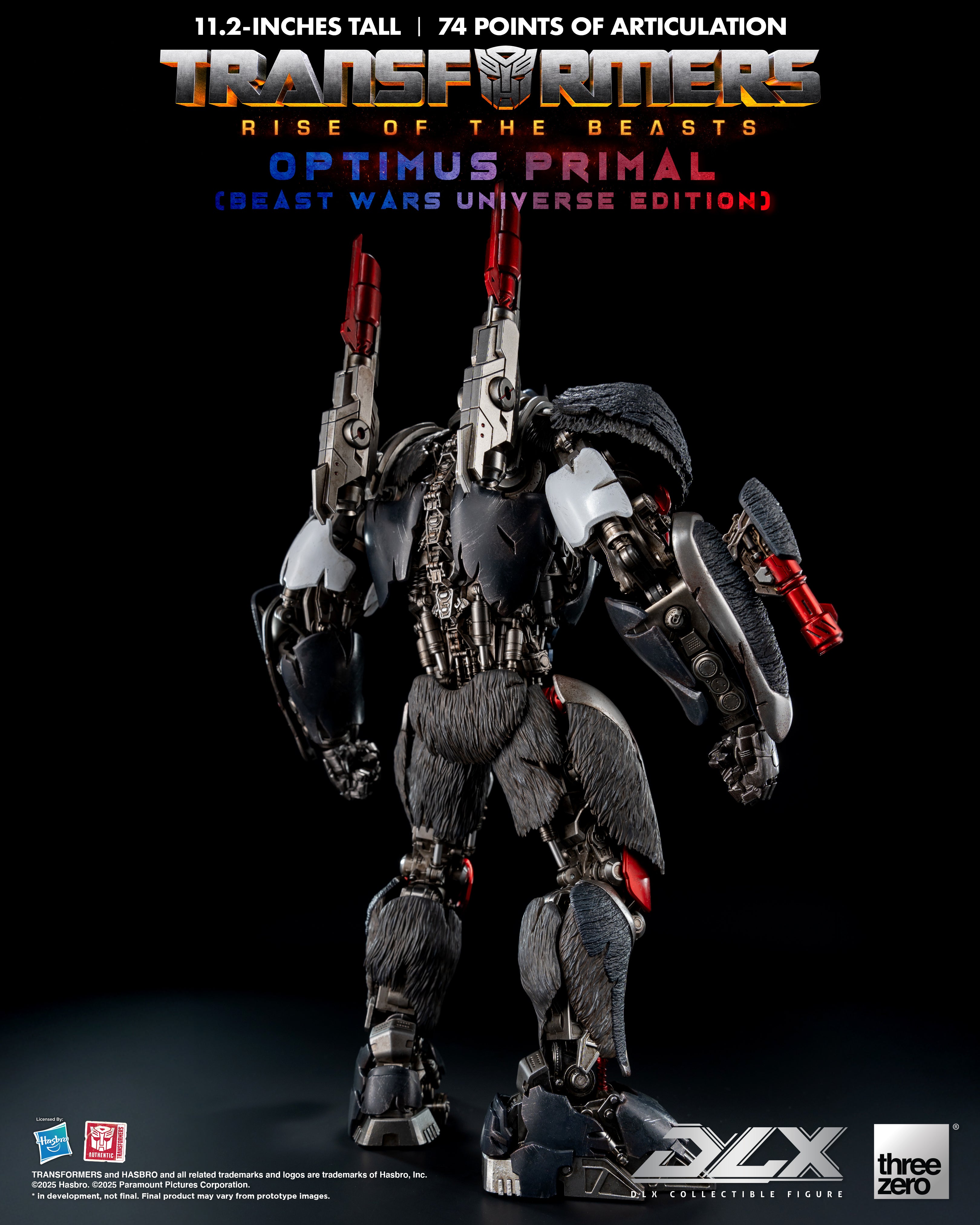 PRE-ORDER THREEZERO Transformers DLX (Rise Of The Beasts) Optimus Primal (Beast Wars Universe)