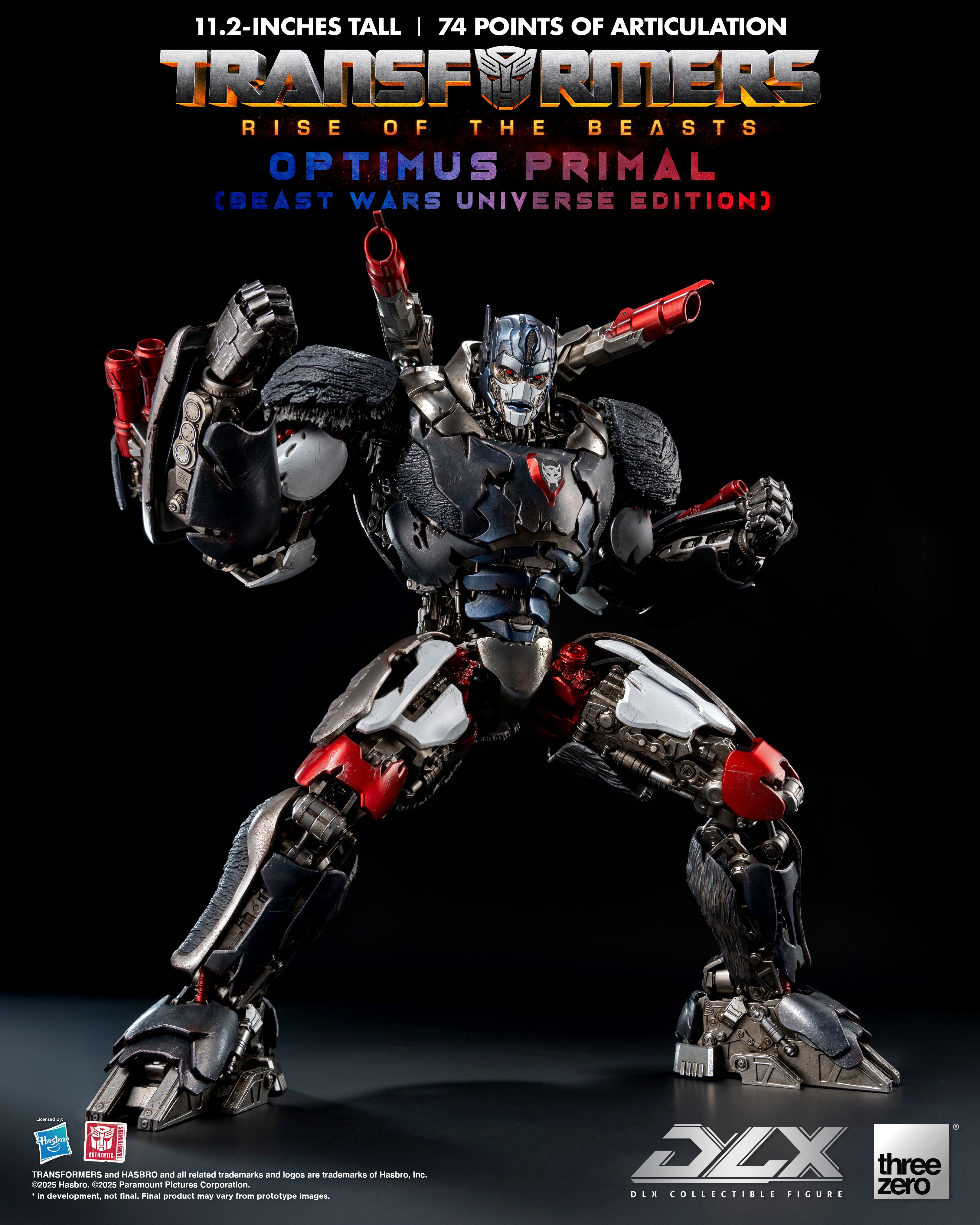 PRE-ORDER THREEZERO Transformers DLX (Rise Of The Beasts) Optimus Primal (Beast Wars Universe)