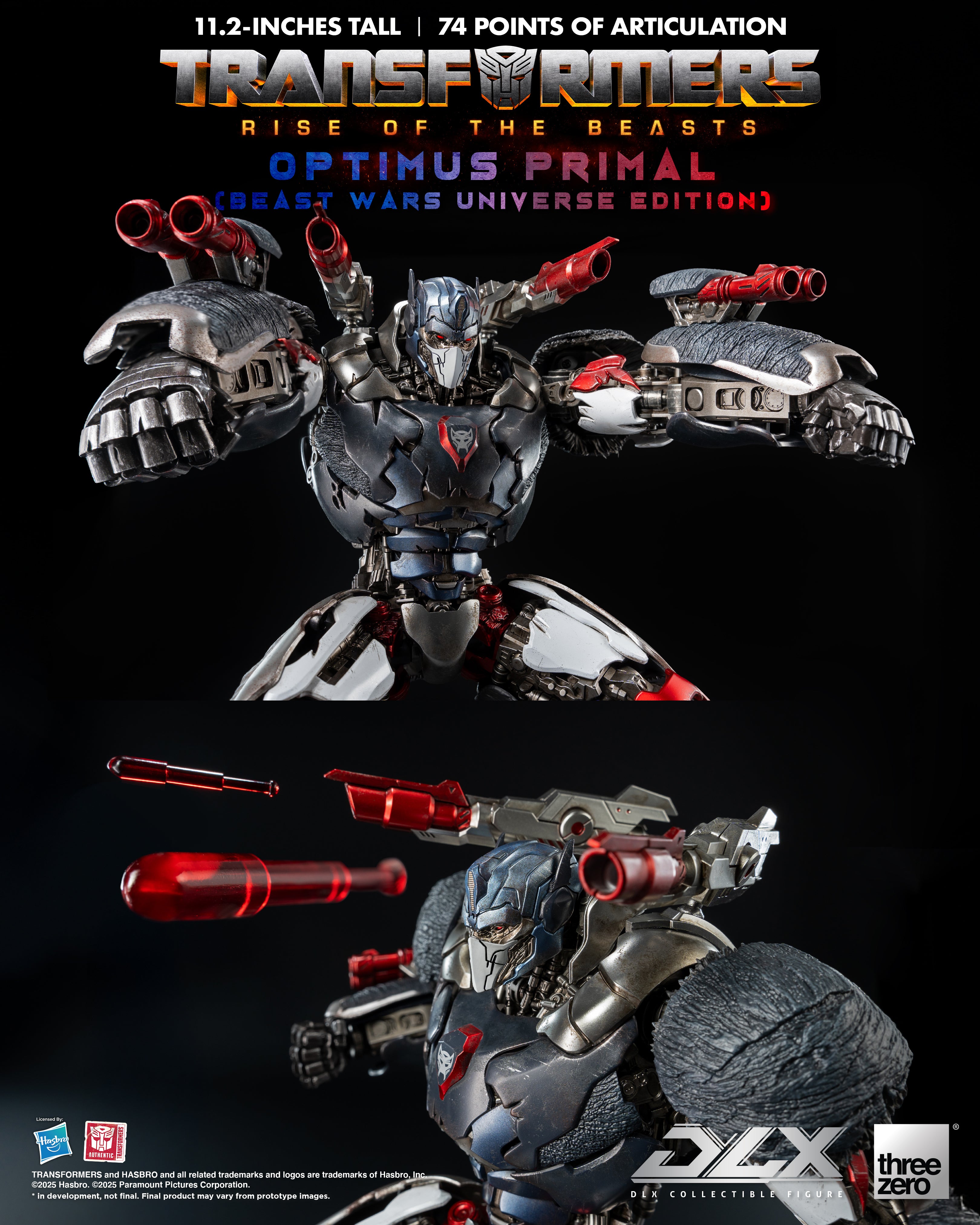 PRE-ORDER THREEZERO Transformers DLX (Rise Of The Beasts) Optimus Primal (Beast Wars Universe)