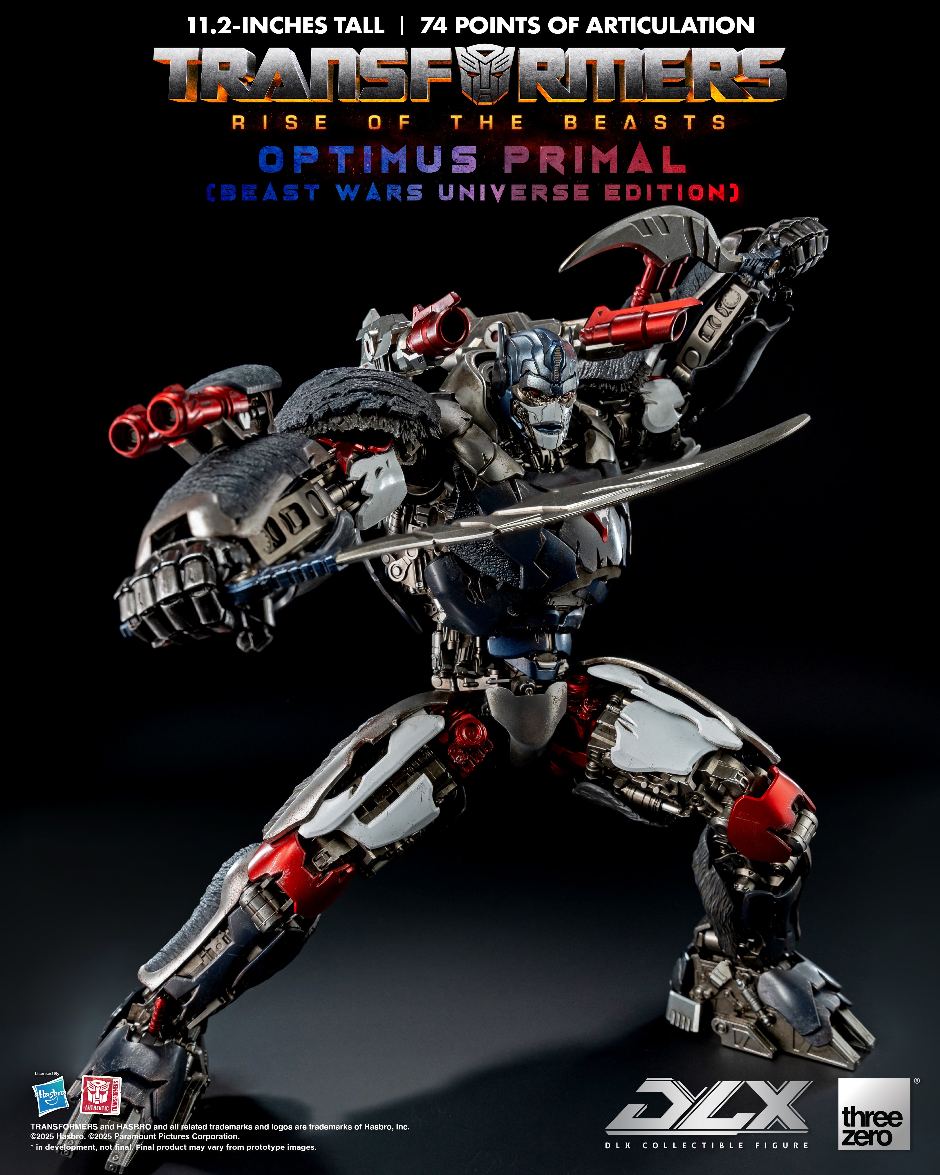 PRE-ORDER THREEZERO Transformers DLX (Rise Of The Beasts) Optimus Primal (Beast Wars Universe)