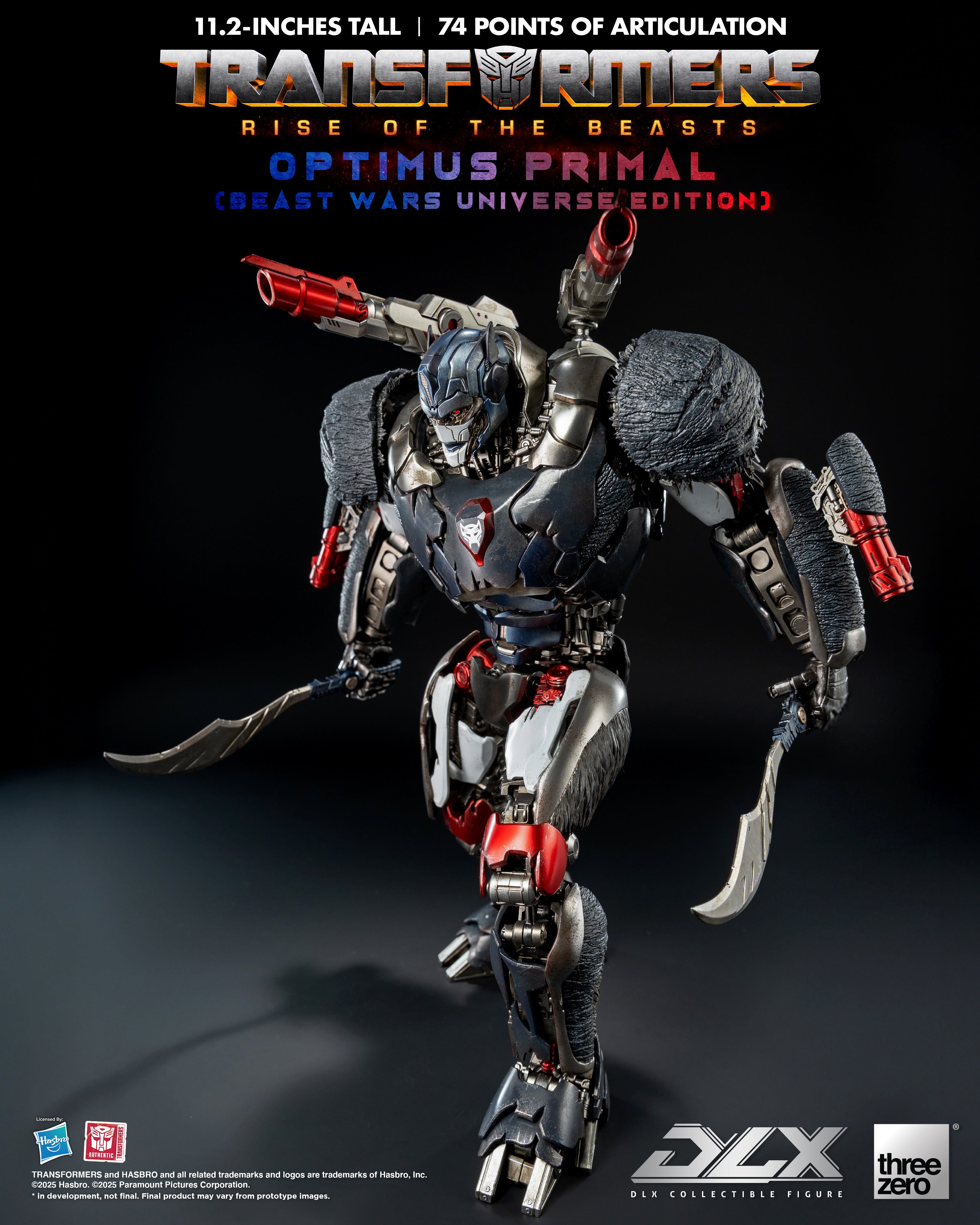PRE-ORDER THREEZERO Transformers DLX (Rise Of The Beasts) Optimus Primal (Beast Wars Universe)