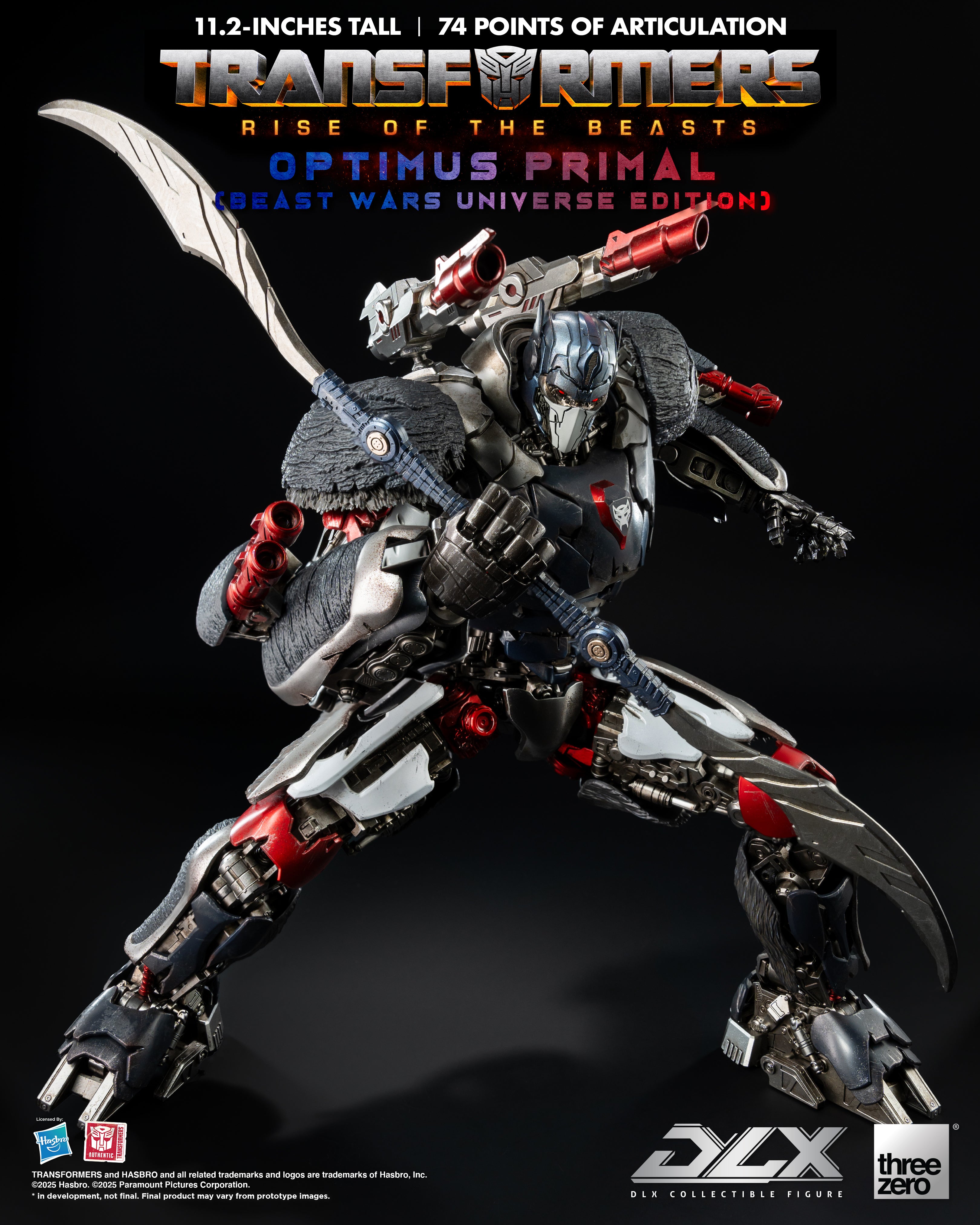 PRE-ORDER THREEZERO Transformers DLX (Rise Of The Beasts) Optimus Primal (Beast Wars Universe)
