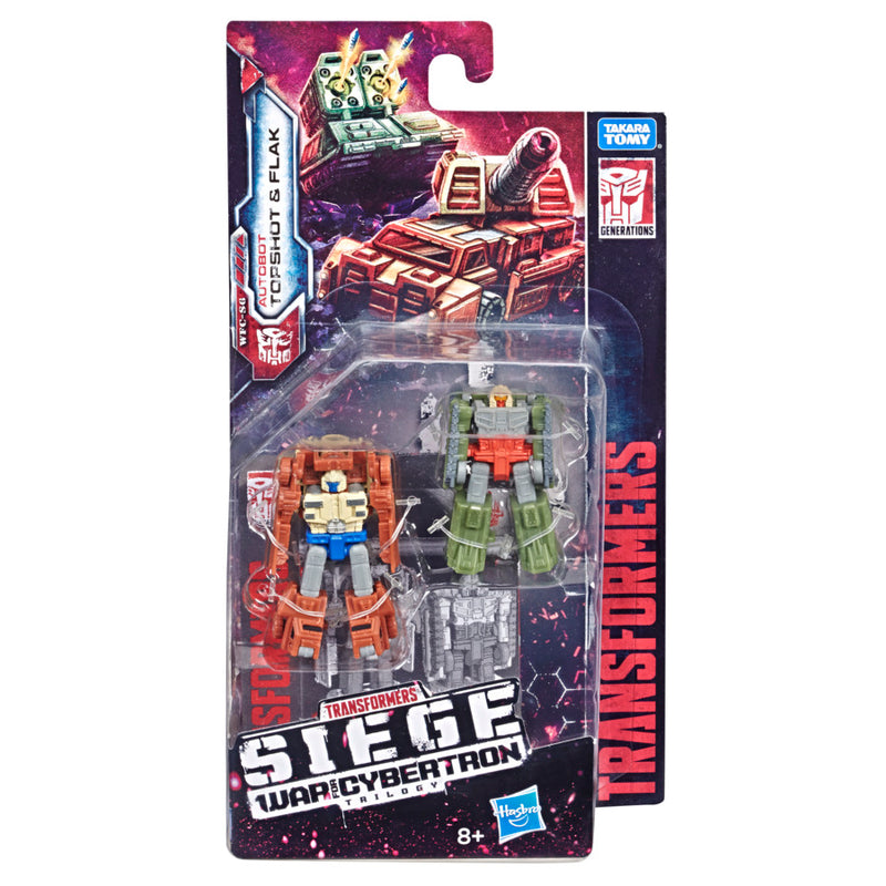 Transformers Siege Micromasters Topshot & Flak