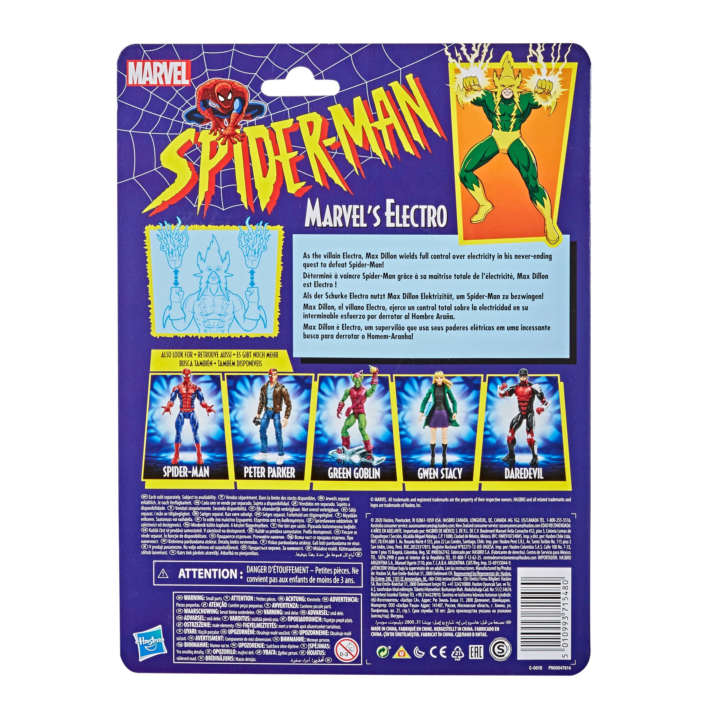 Marvel Legends Retro Spider-Man Electro