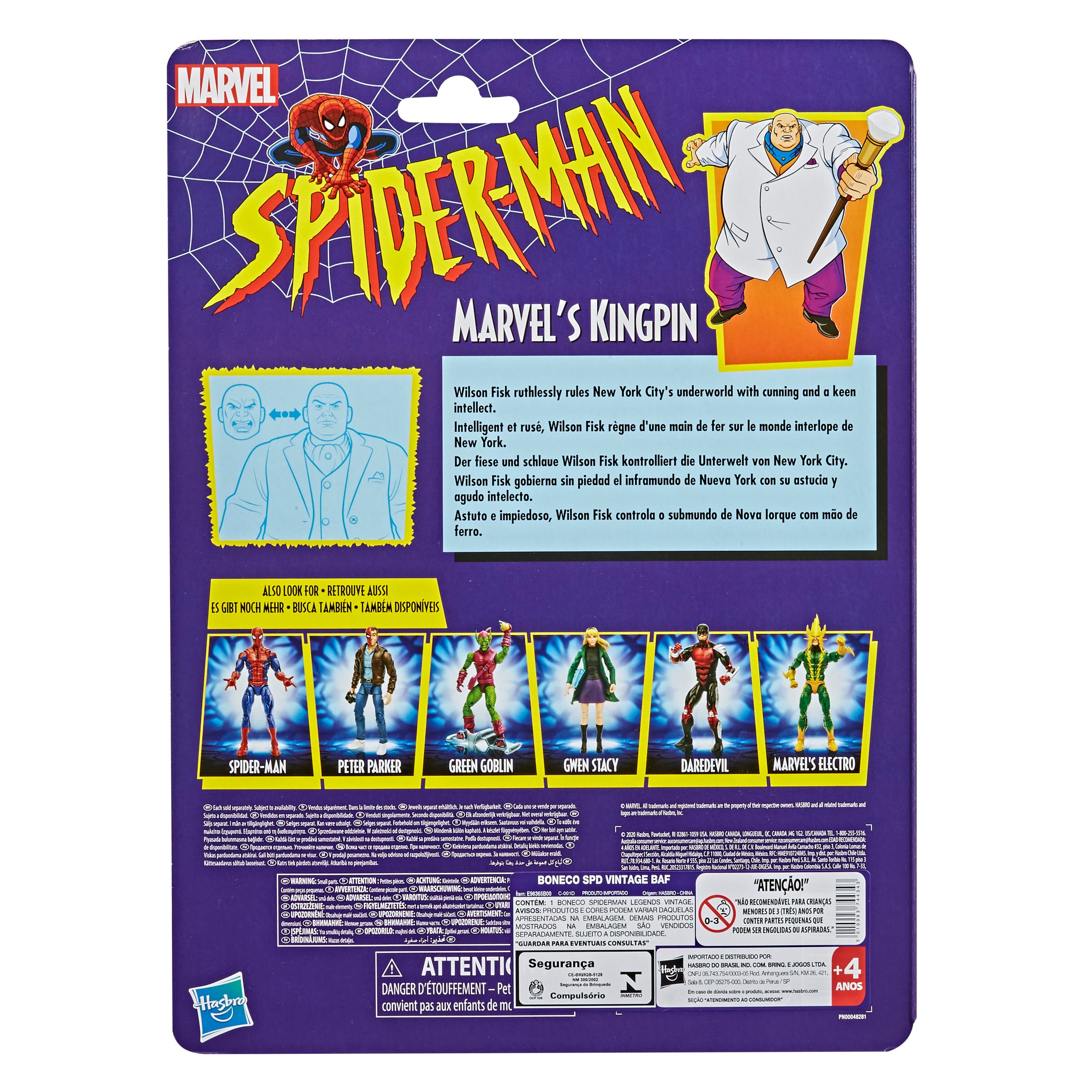 PRE-ORDER Marvel Legends Spider-Man Retro Kingpin