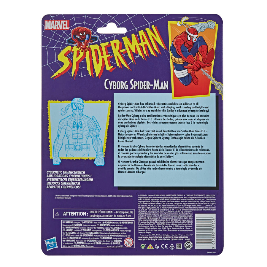 Marvel Legends Retro Spider-Man Cyborg Spider-Man