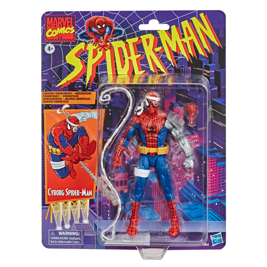 Marvel Legends Retro Spider-Man Cyborg Spider-Man