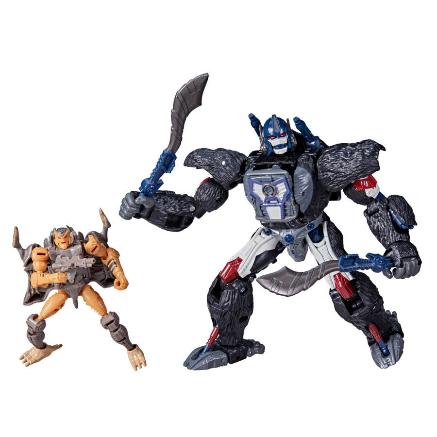 Transformers War For Cybertron Trilogy Optimus Primal & Rattrap