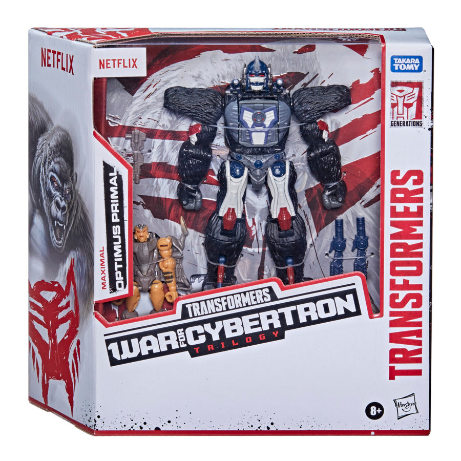 Transformers War For Cybertron Trilogy Optimus Primal & Rattrap