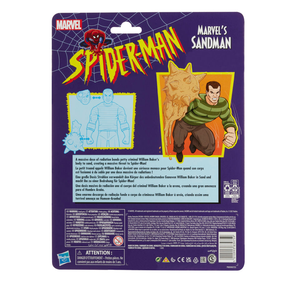 Marvel Legends Spider-Man Retro Sandman