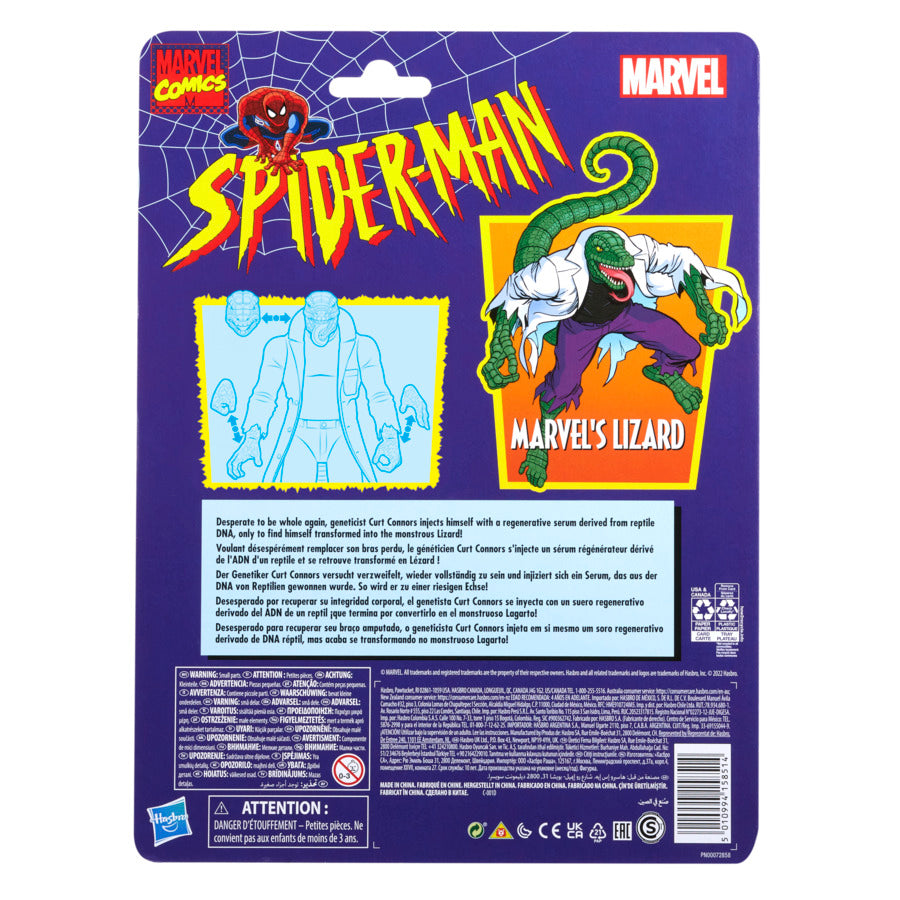 Marvel Legends Spider-Man Retro Lizard