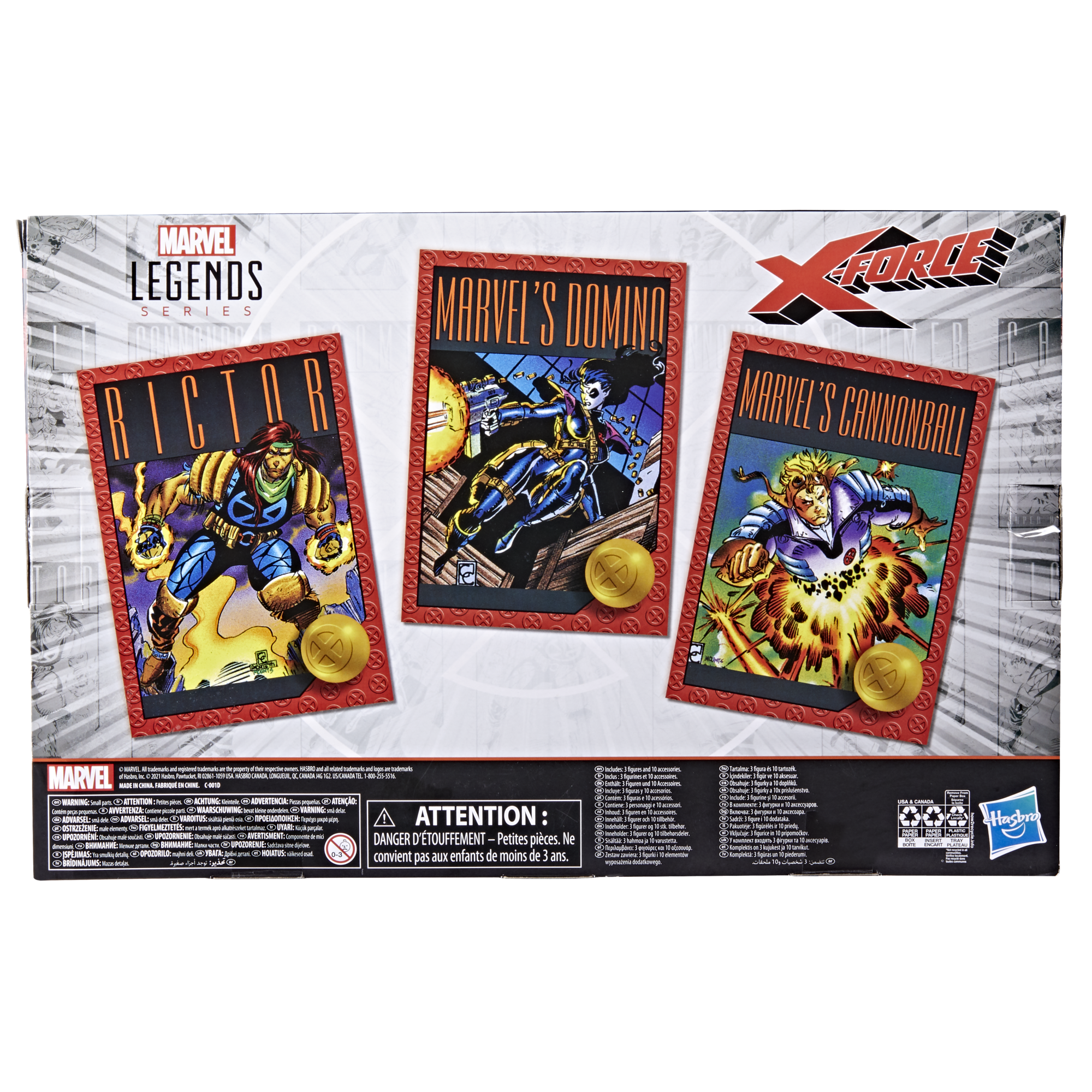 PRE-ORDER Marvel Legends X-Force 3 Pack - Rictor, Domino and Cannonball (MAXIMUM 1 PER CUSTOMER)