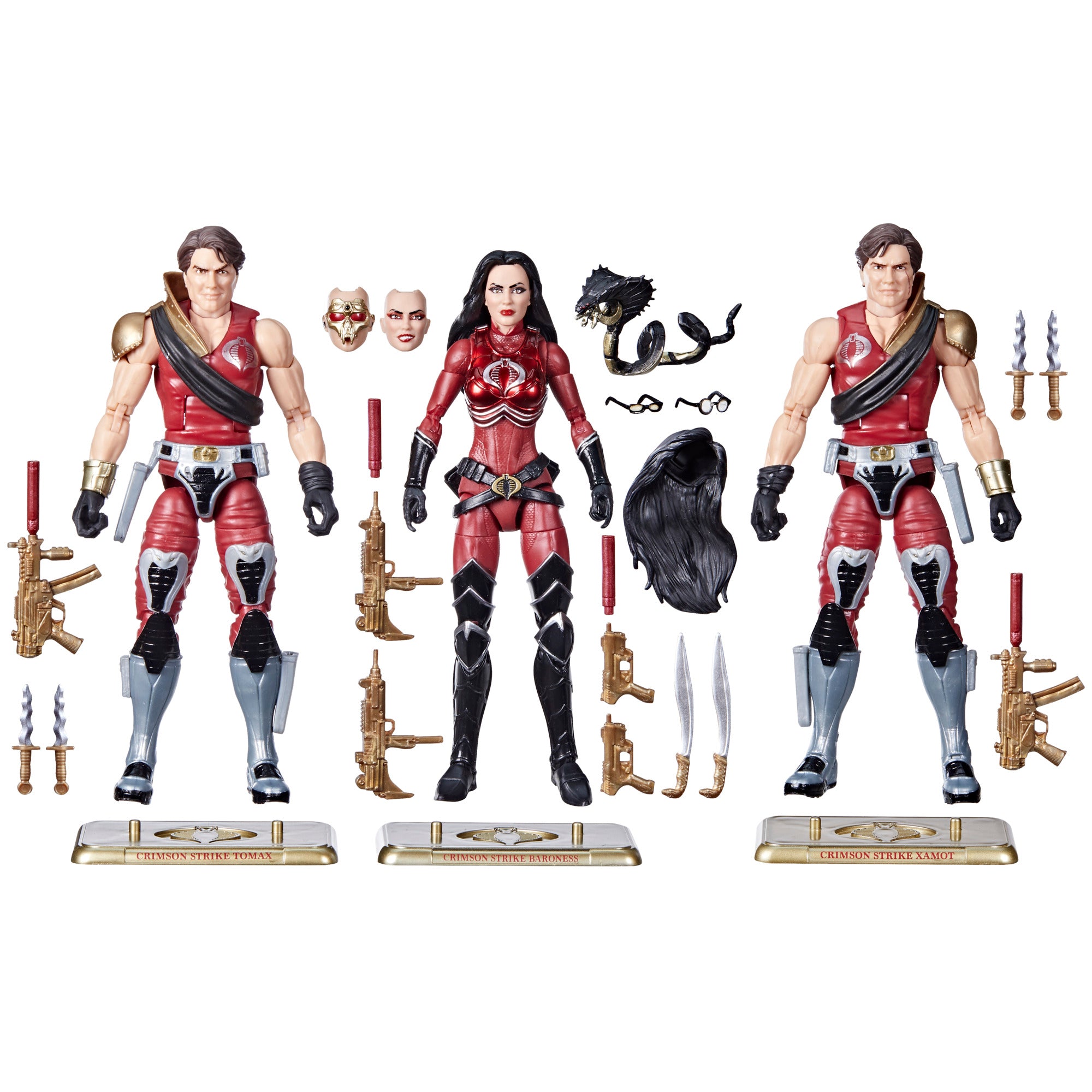 G.I. Joe Classified Series G.I. Joe Classified Series Crimson Strike Team: Baroness, Tomax, & Xamot