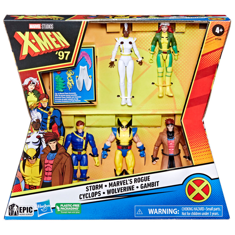 Marvel Epic Heroes 4" X-Men 97 Team 5 Pack