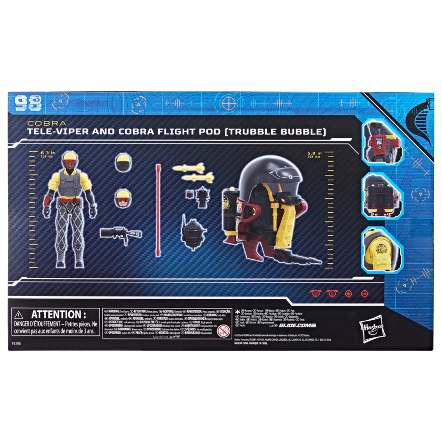 G.I. Joe Classified Series Tele Viper & Cobra Flight Pod (Trubble Bubble) V2
