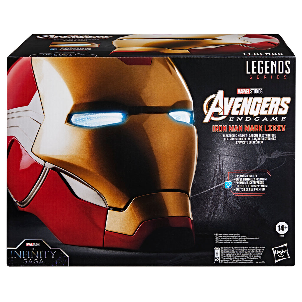 iron man helmet for sale uk Marvel Legends Iron Man MK LXXXV Electronic Helmet – In Demand Toys