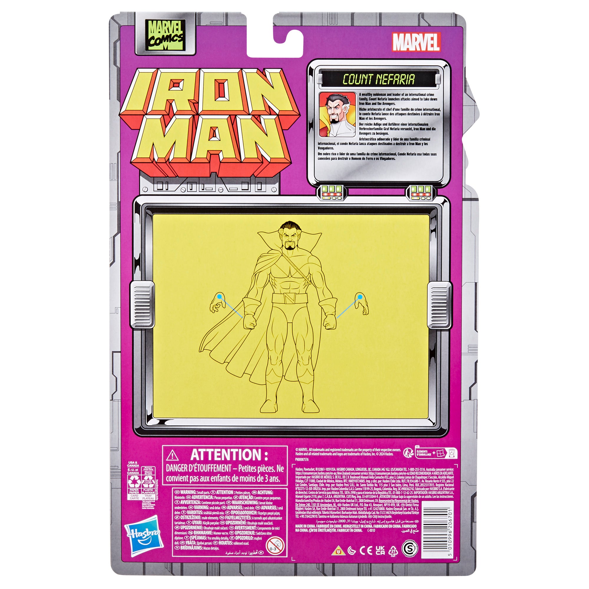 Marvel Legends Retro Iron Man Count Nefaria