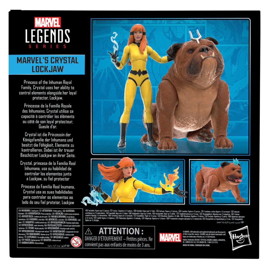 Marvel Legends Inhumans Crystal & Lockjaw
