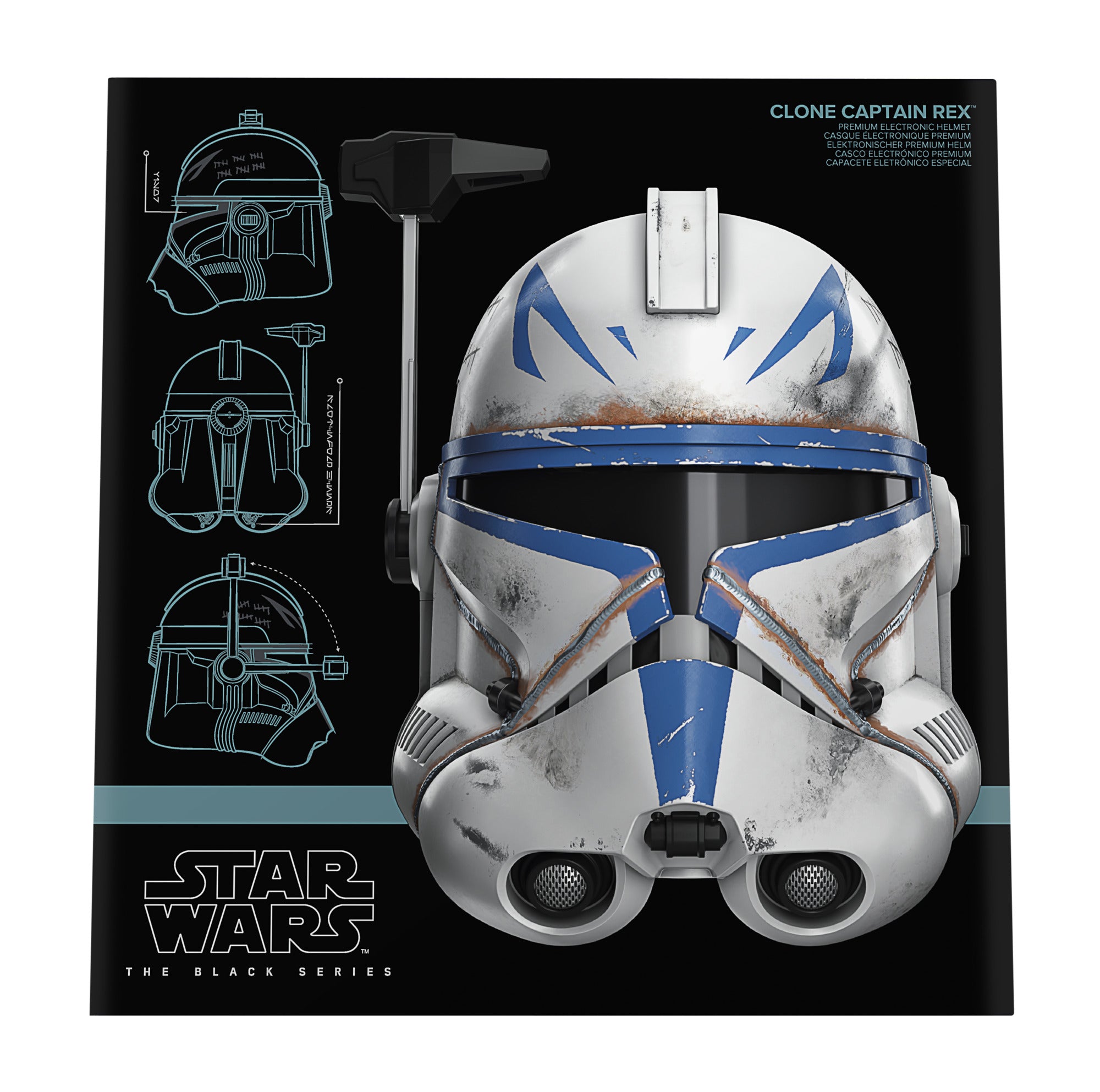 Star Wars Black Series Clone Captain Rex Electronic Helmet