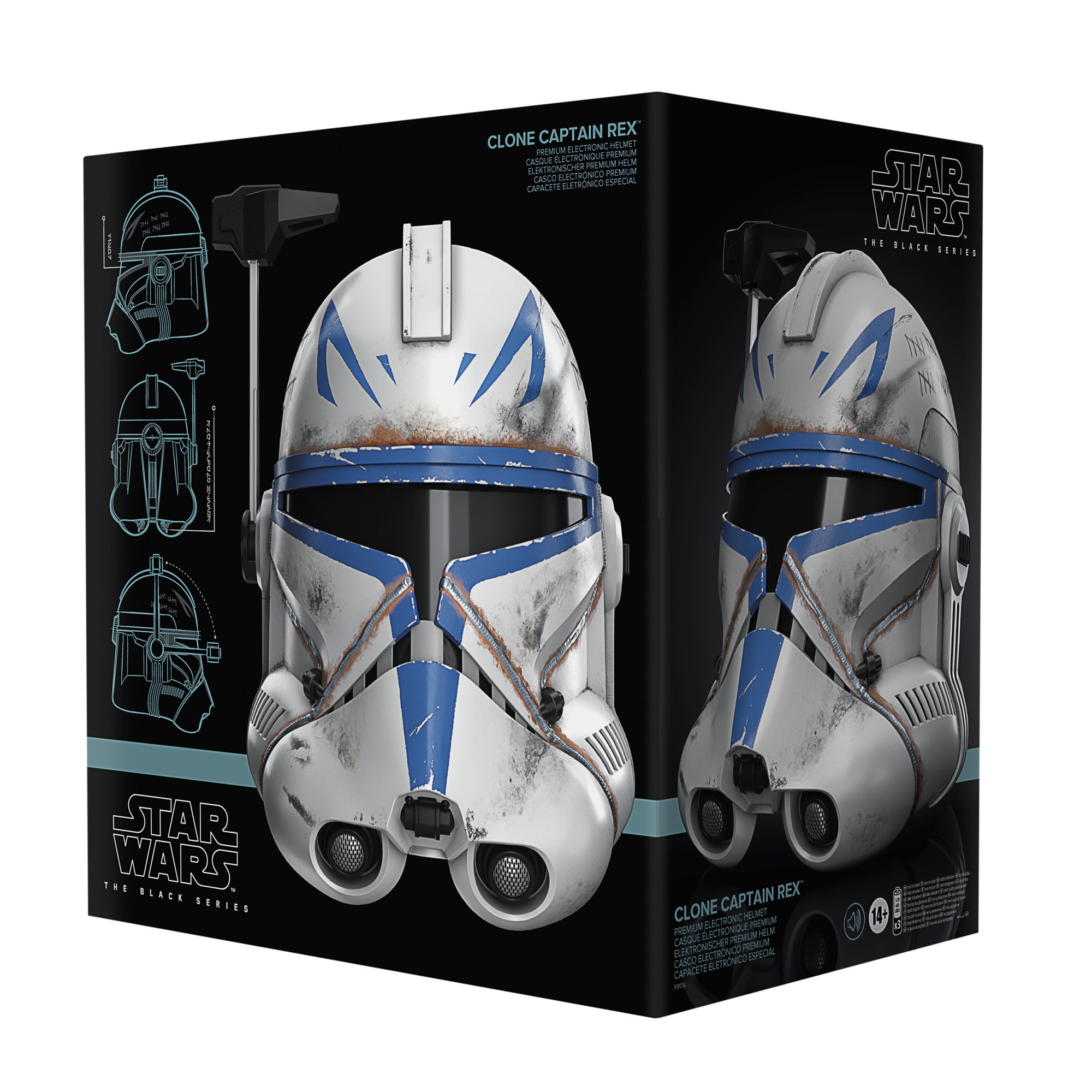 Star Wars Black Series Clone Captain Rex Electronic Helmet