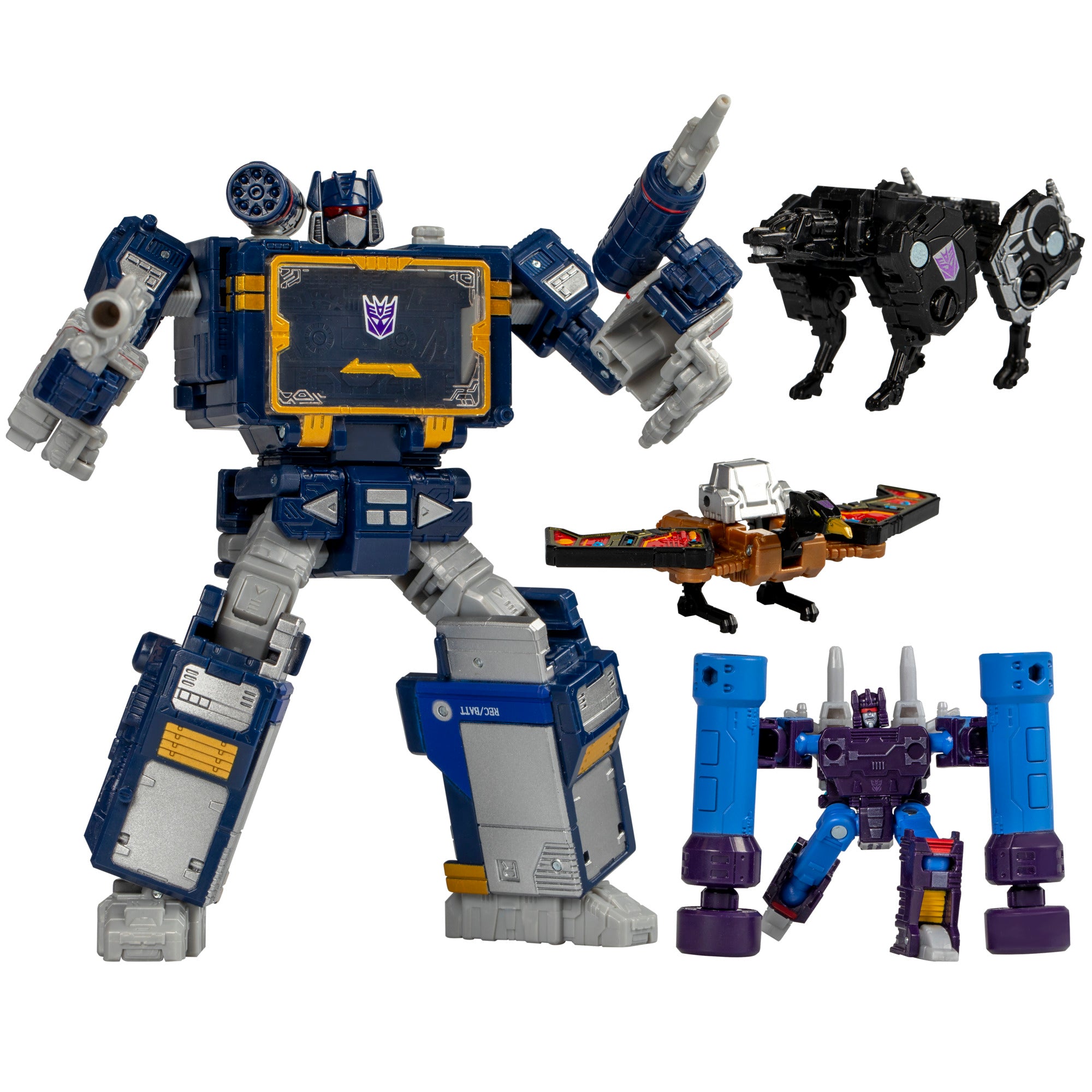 Transformers Legacy United Leader (G1 Universe) Soundwave, Buzzsaw, Rumble & Ravage