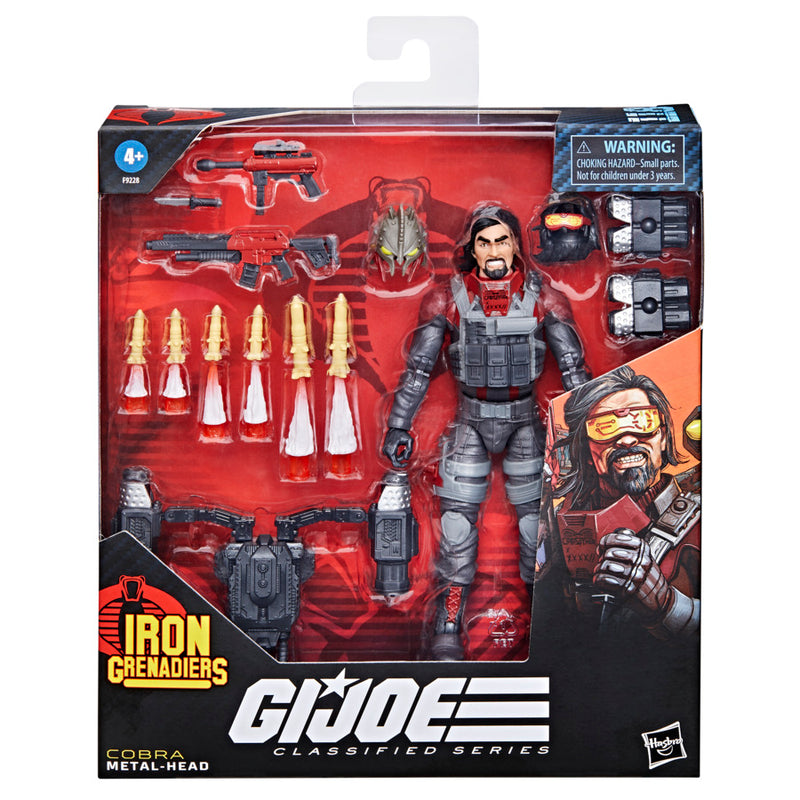 G.I. Joe Classified Series Iron Grenadiers Metal Head