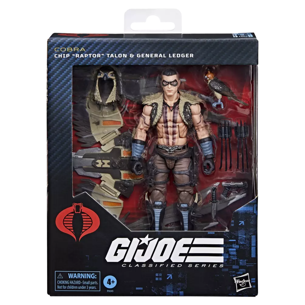 G.I. Joe Classified Series Chip "Raptor" Talon & General Ledger